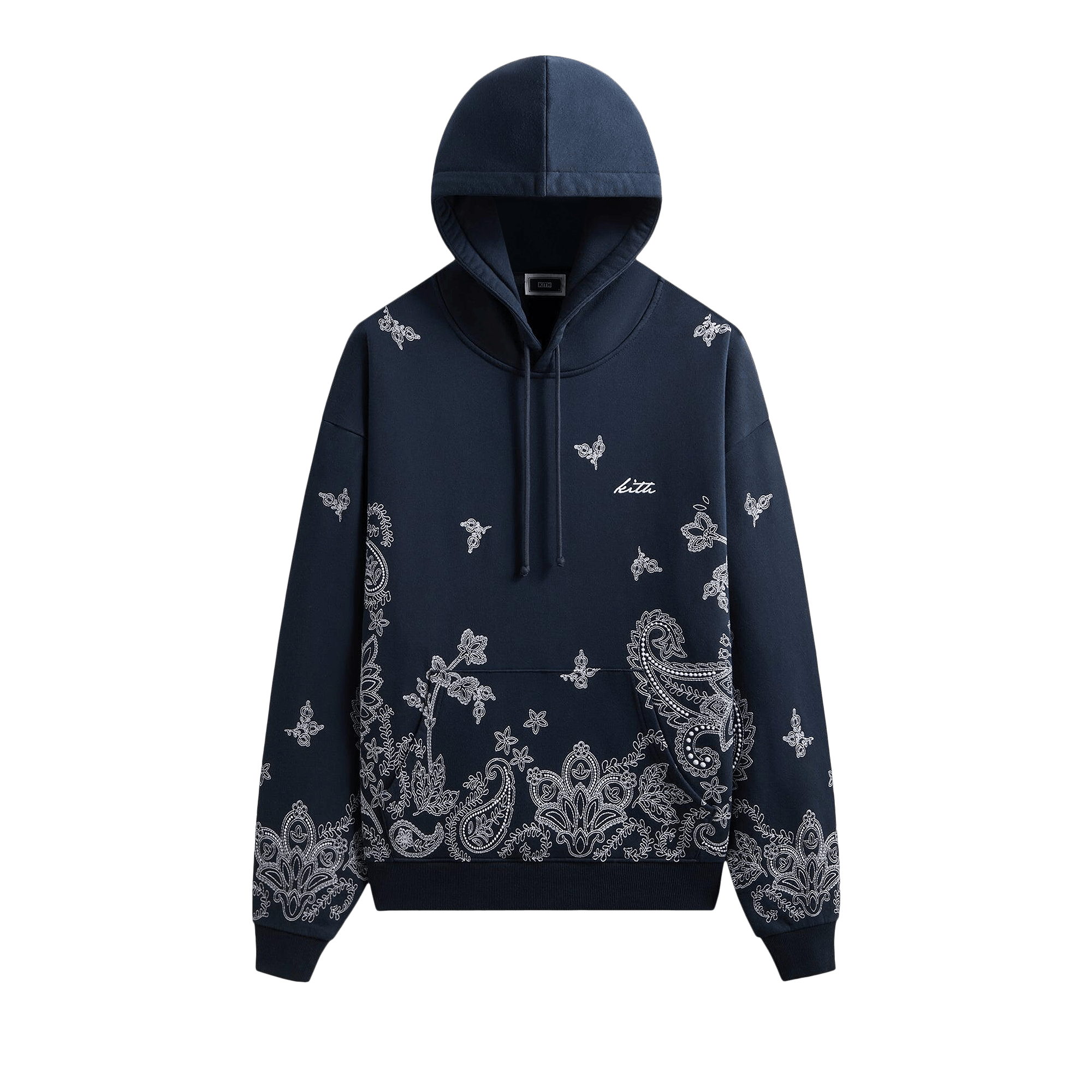 Kith Falling Paisley Nelson Hoodie 'Nocturnal'