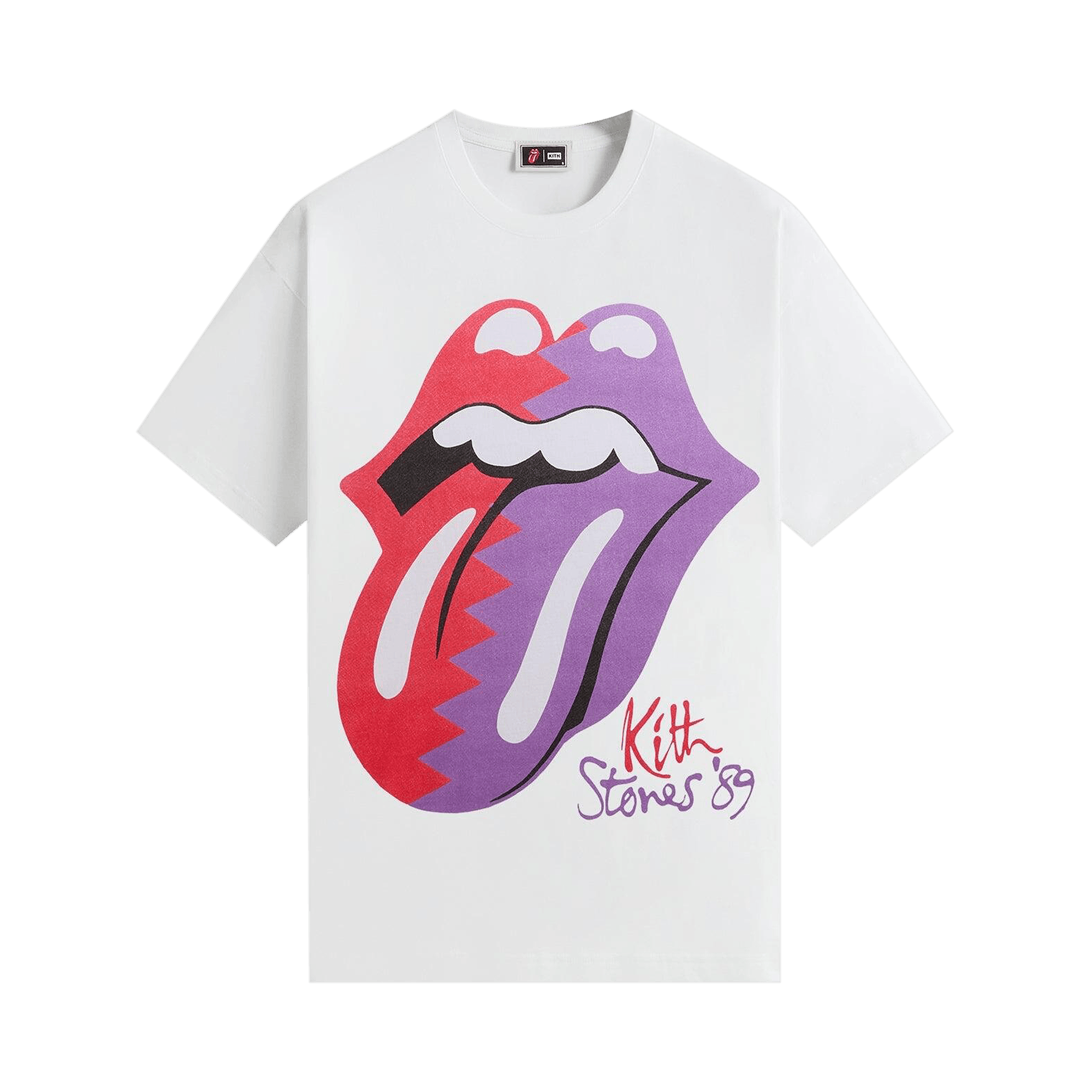 Kith For The Rolling Stones 1989 Tongue Vintage Tee 'White'