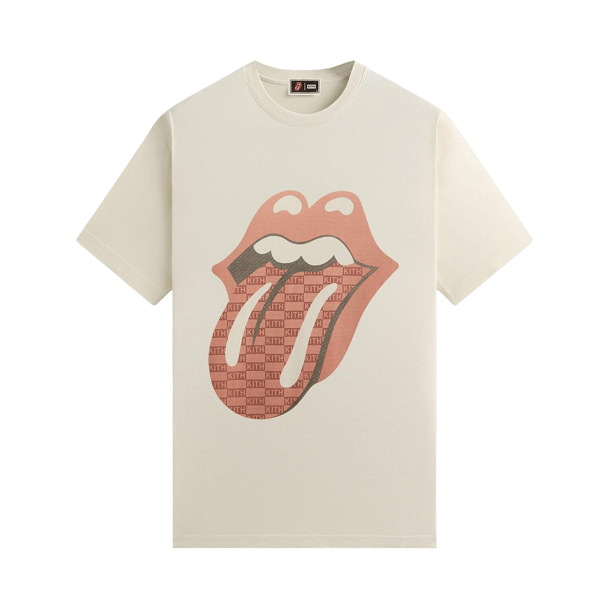 Kith For The Rolling Stones Monogram Tongue Tee 'Sandrift'