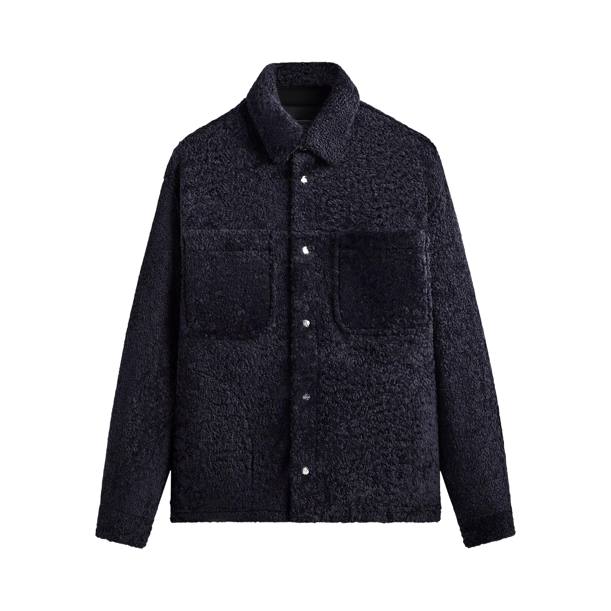 Kith Shearling Ace Shirt Jacket 'Ink'