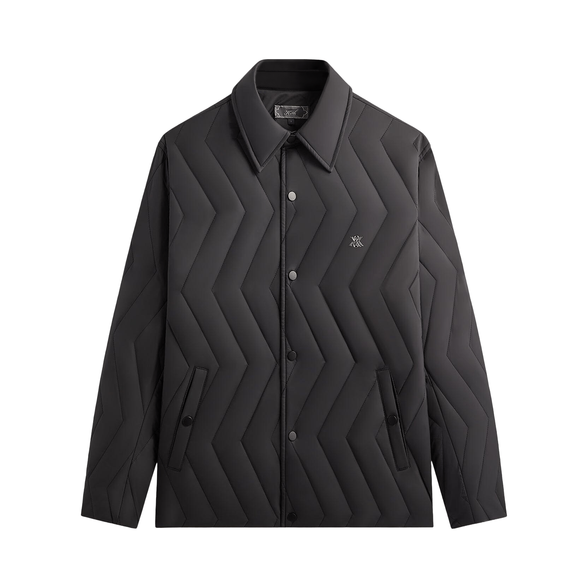 Kith Quilted Puffed Reese Shirt Jacket 'Black'