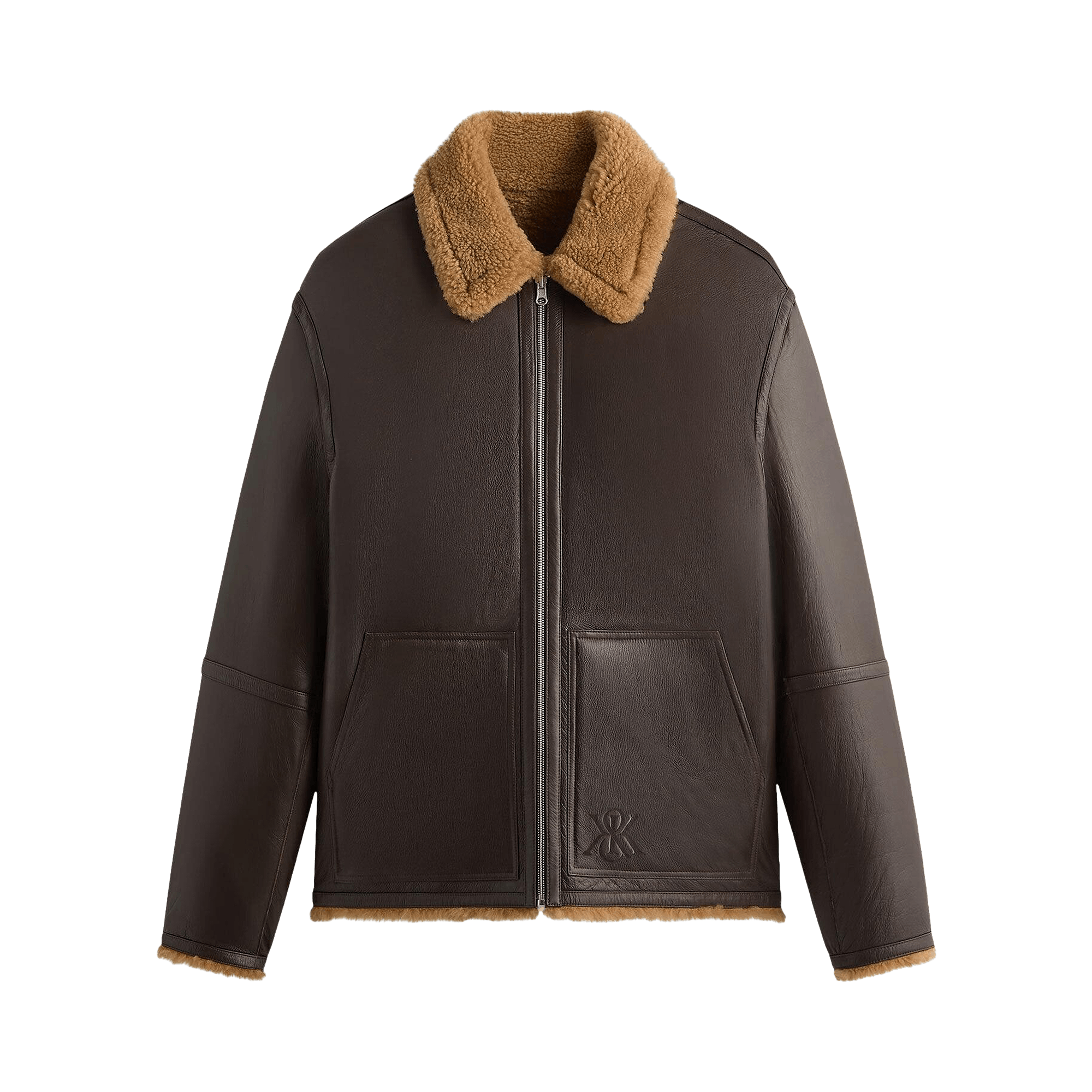 Kith Reversible Shearling Bomber 'Kindling'