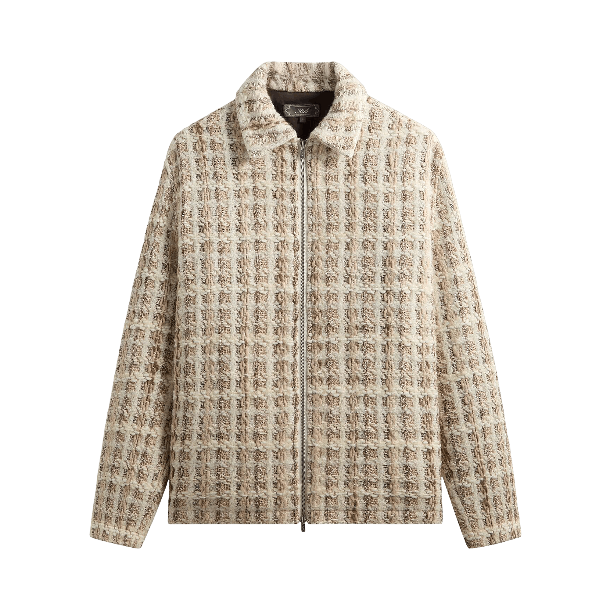 Kith Windowpane Tweed Coaches Jacket 'Hallow'