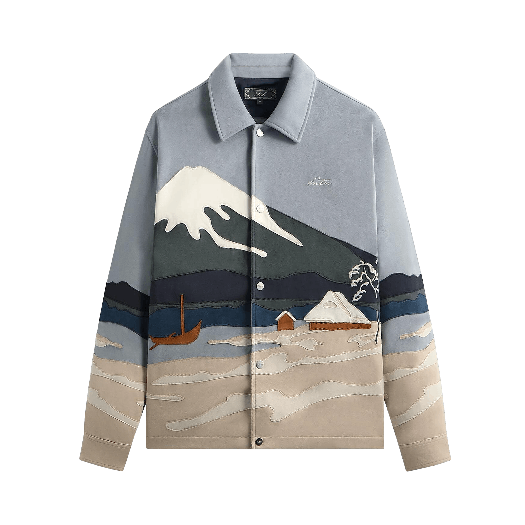Kith Scenic Winter Microsuede Overshirt 'Kindred'