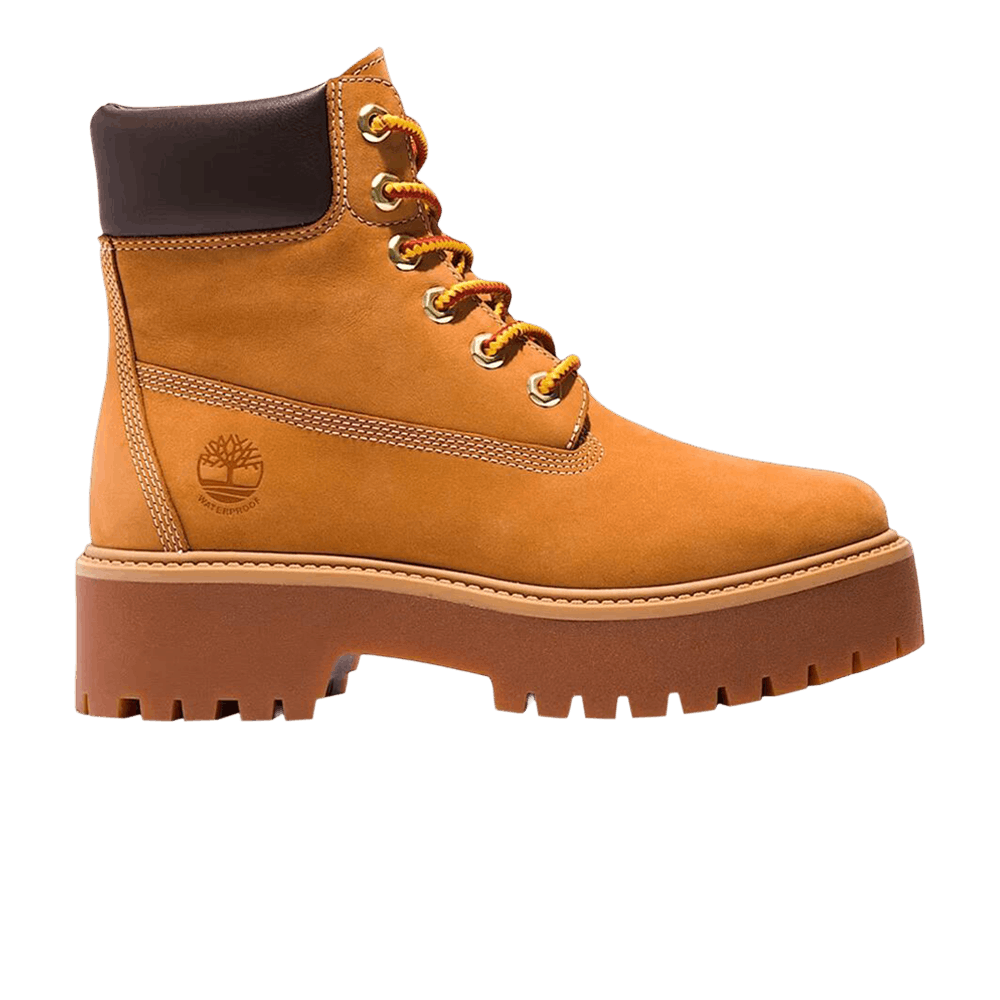 Timberland Wmns Stone Street 6 Inch Premium Platform Boot 'Wheat Nubuck'