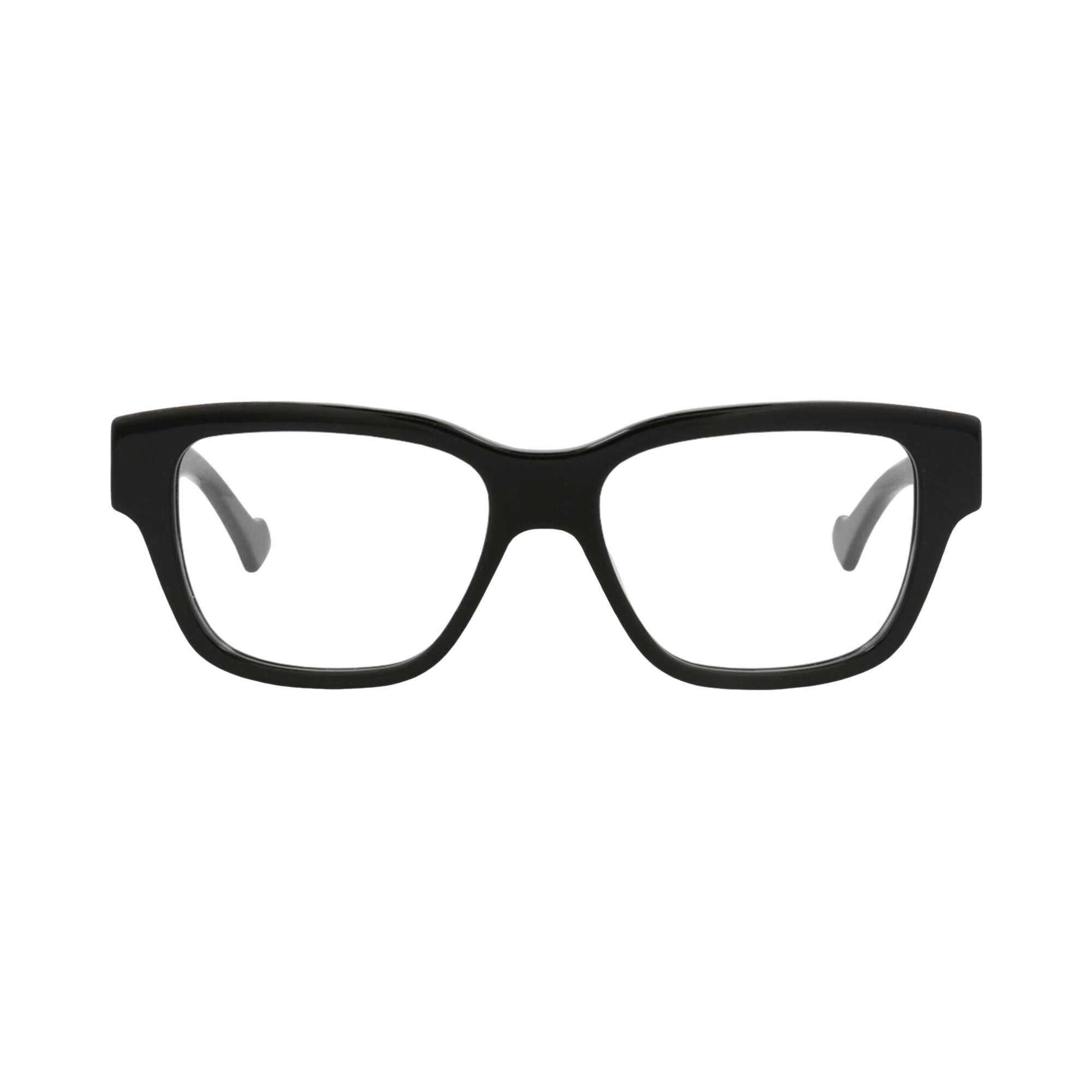 Gucci Square-Frame Recycled Acetate Optical Frames 'Black Transparent'