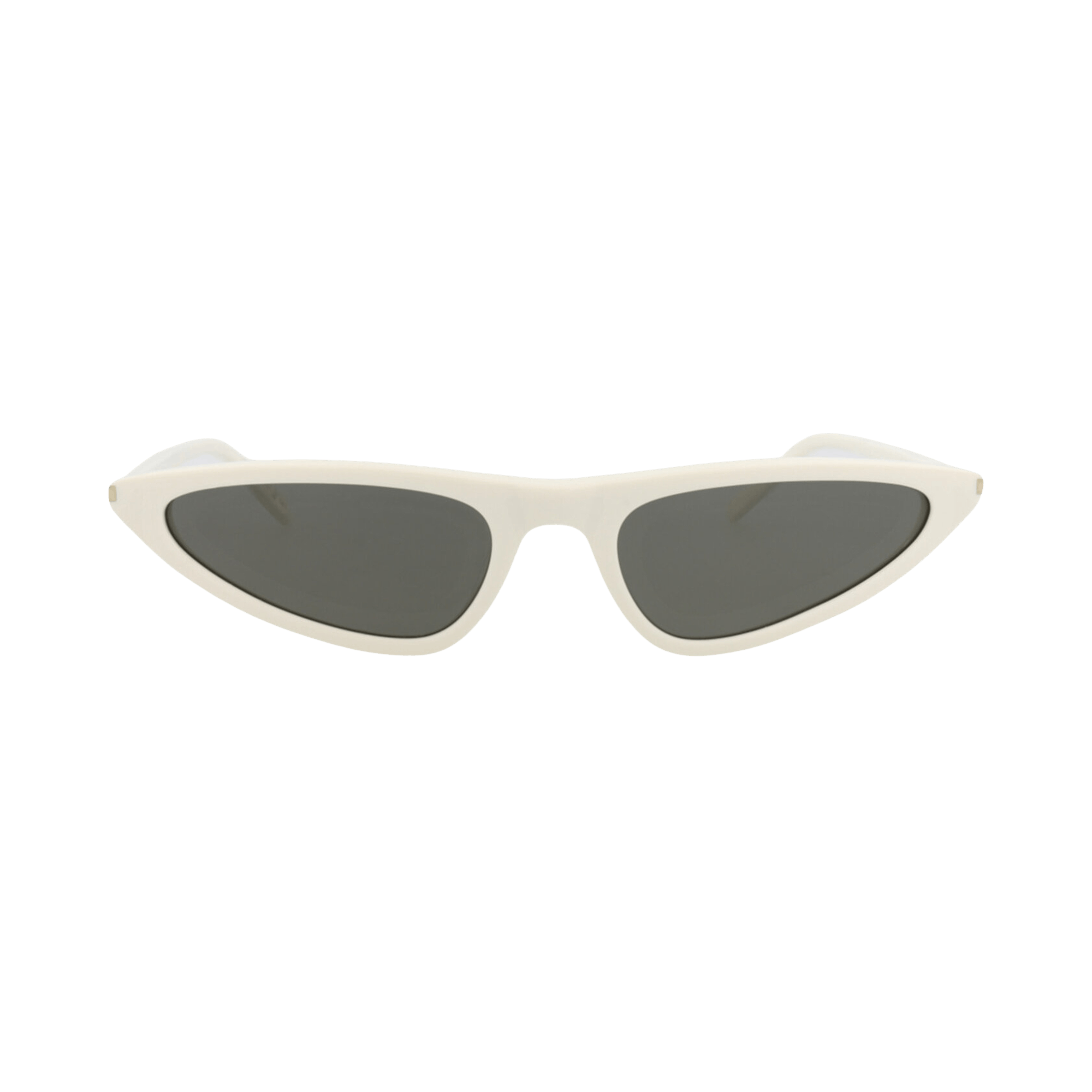 Saint Laurent Cat Eye-Frame Recycled Acetate Sunglasses 'White Grey'