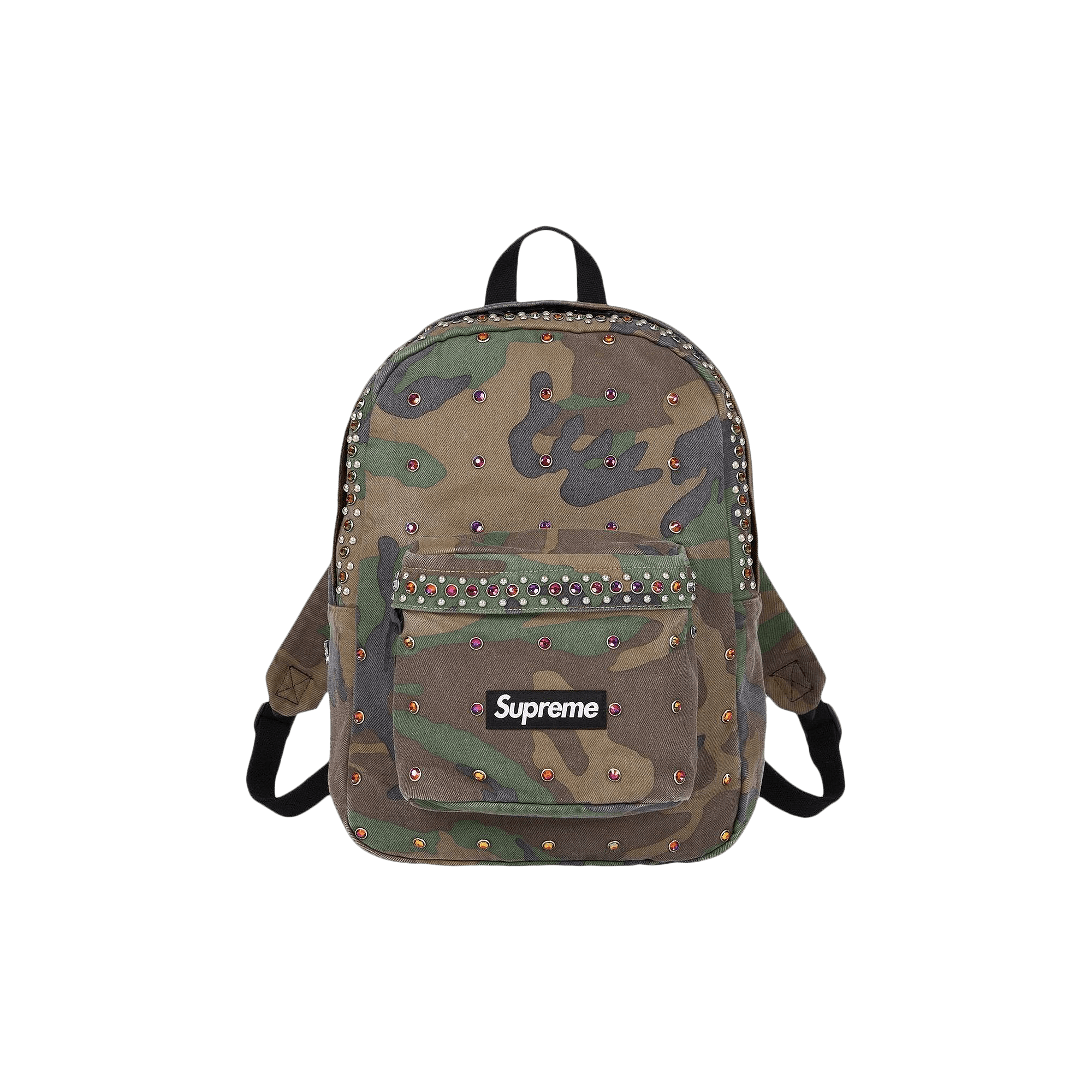 Supreme x B.B. Simon Denim Backpack 'Woodland Camo'