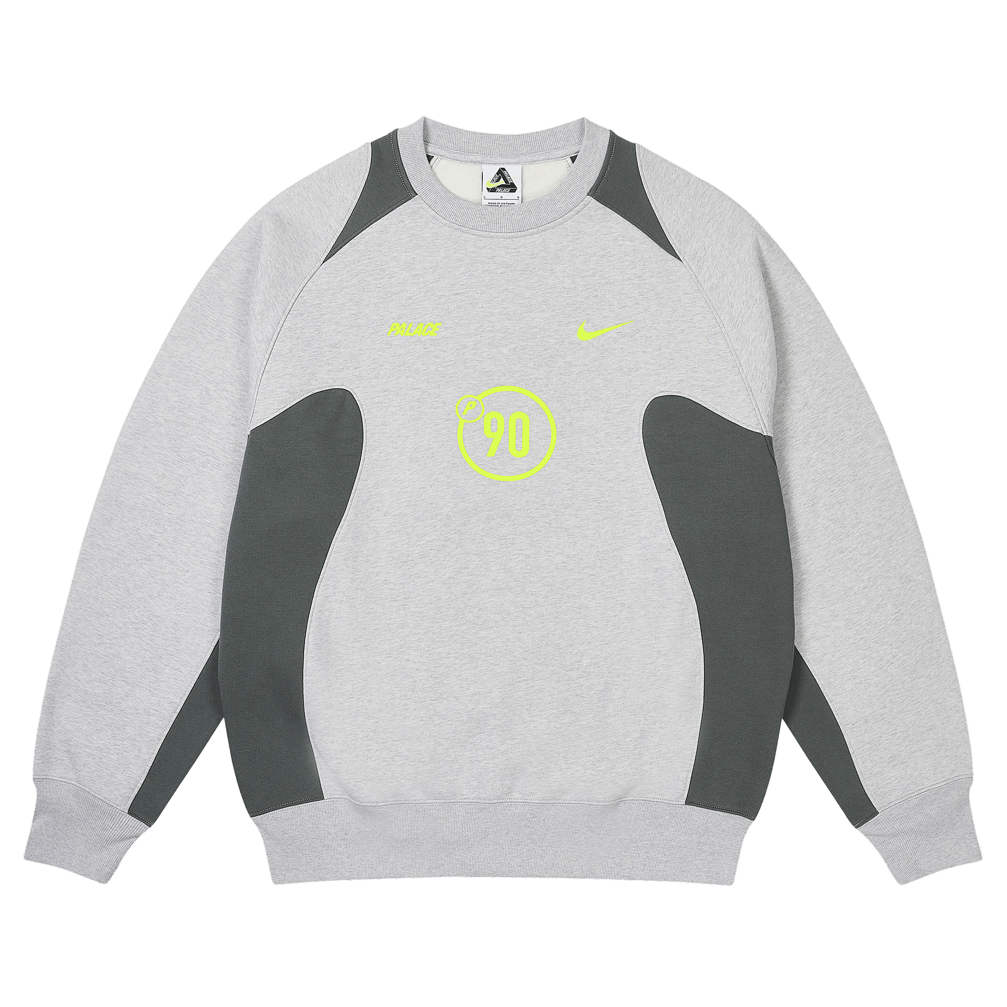 Palace x Nike Total P90 Crew 'Grey Marl'