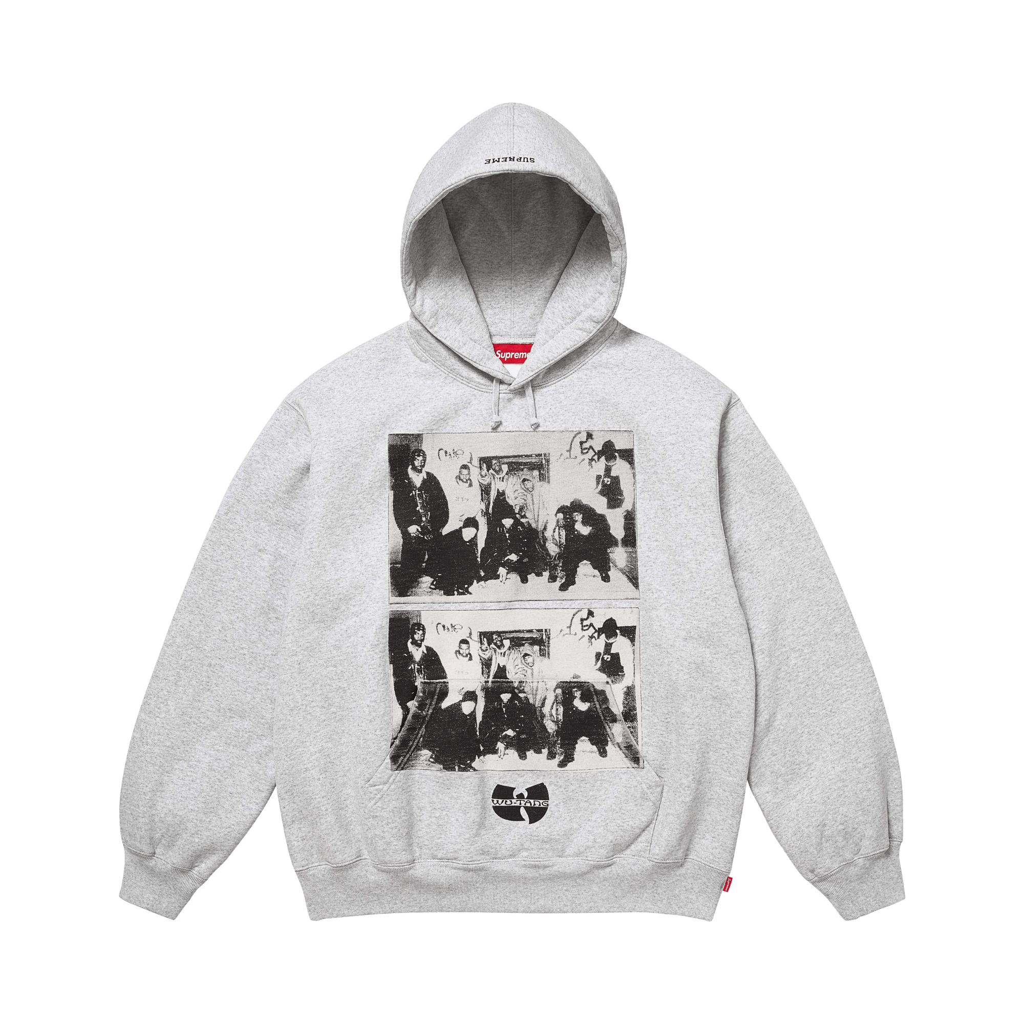 Supreme x Wu-Tang Clan Hooded Sweatshirt 'Ash Grey'