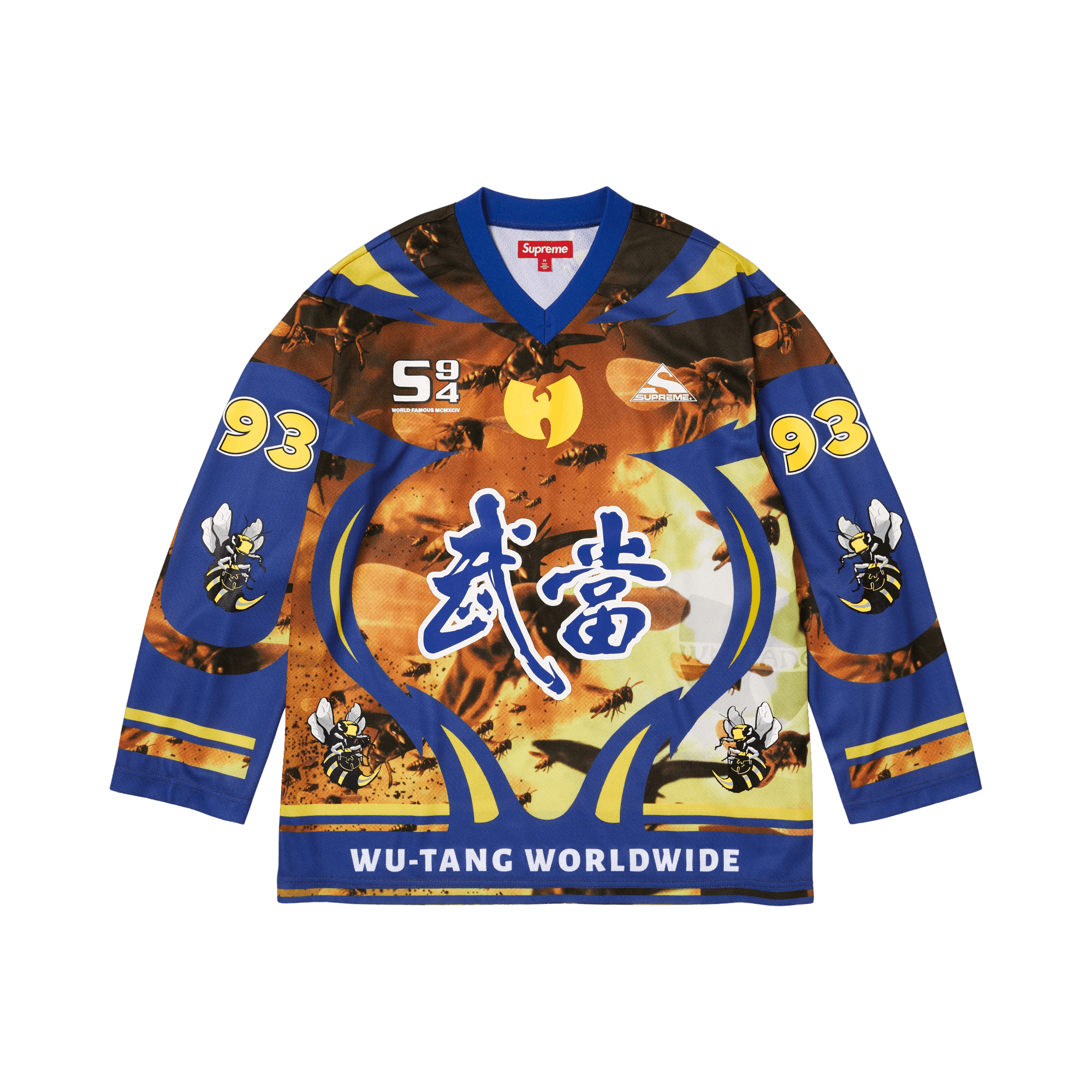 Supreme x Wu-Tang Clan Hockey Jersey 'Multicolor'