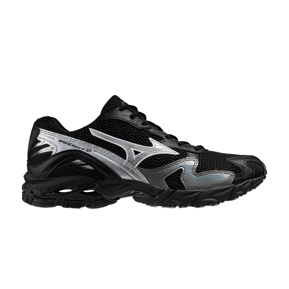 Mizuno Wave Rider 10 'Black Silver'