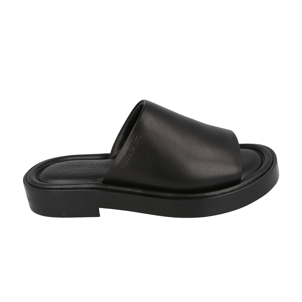 Ferragamo Giuone Slide Sandal 'Black'