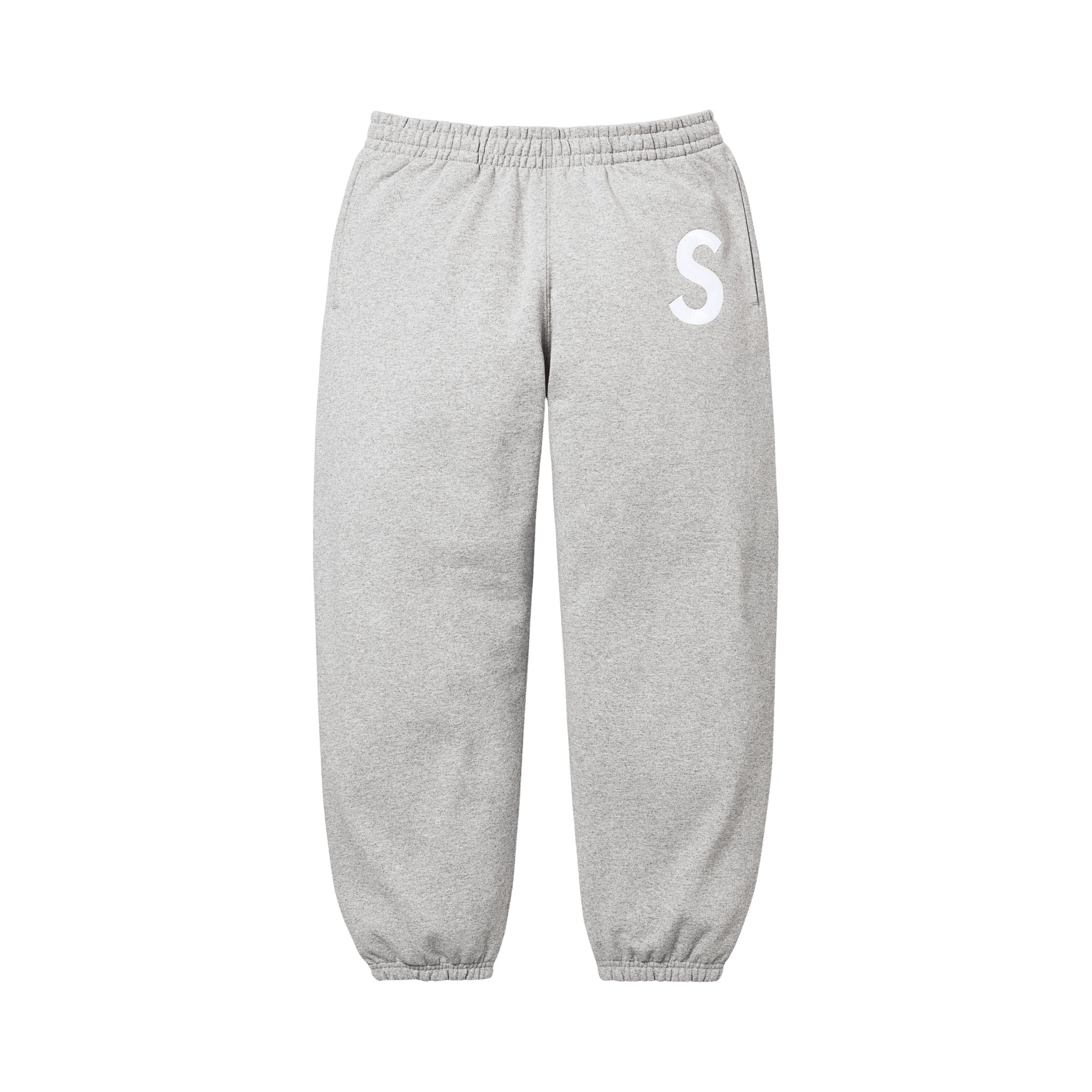 Supreme S Logo Sweatpant 'Heather Grey'