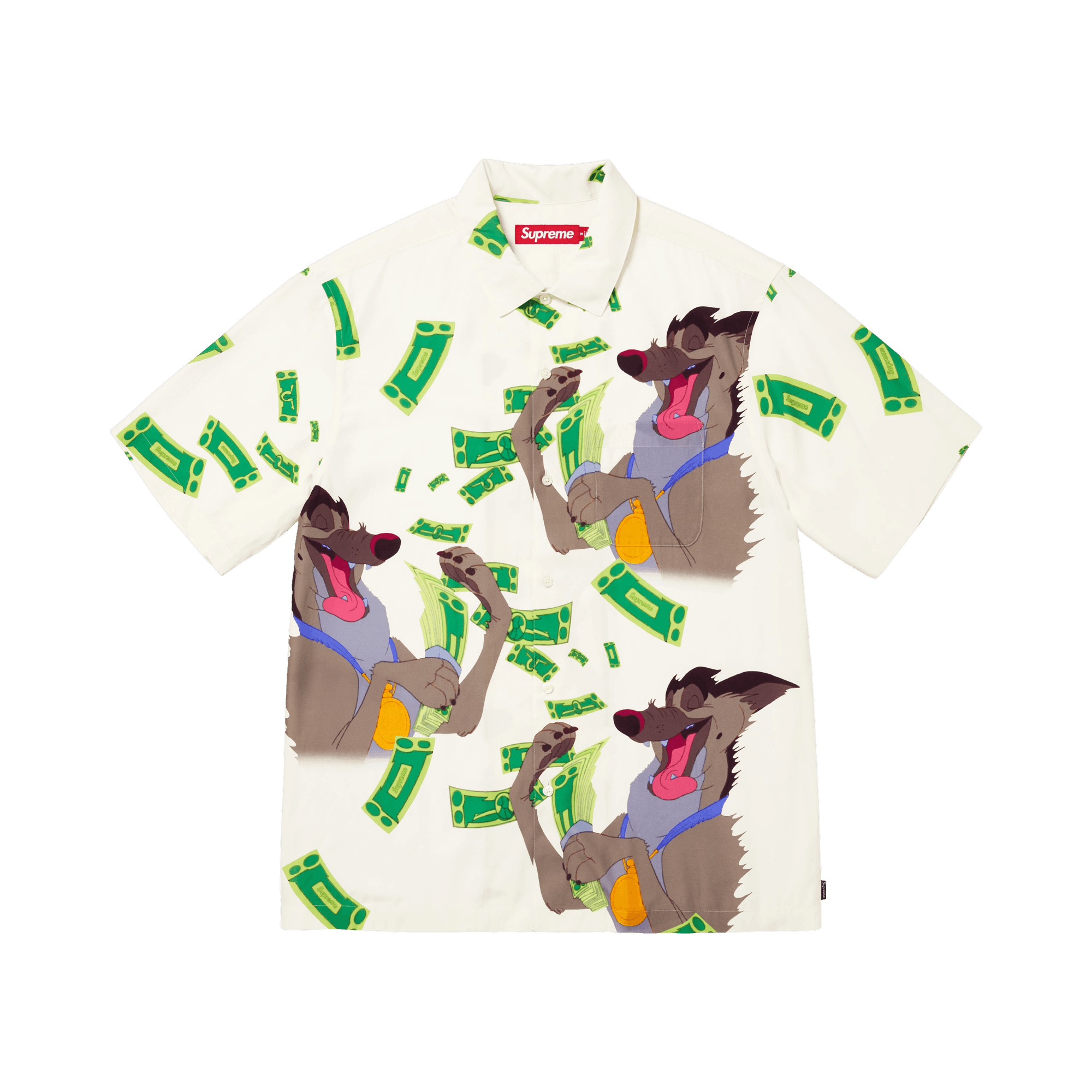 Supreme All Dogs Go To Heaven Short-Sleeve Shirt 'White'