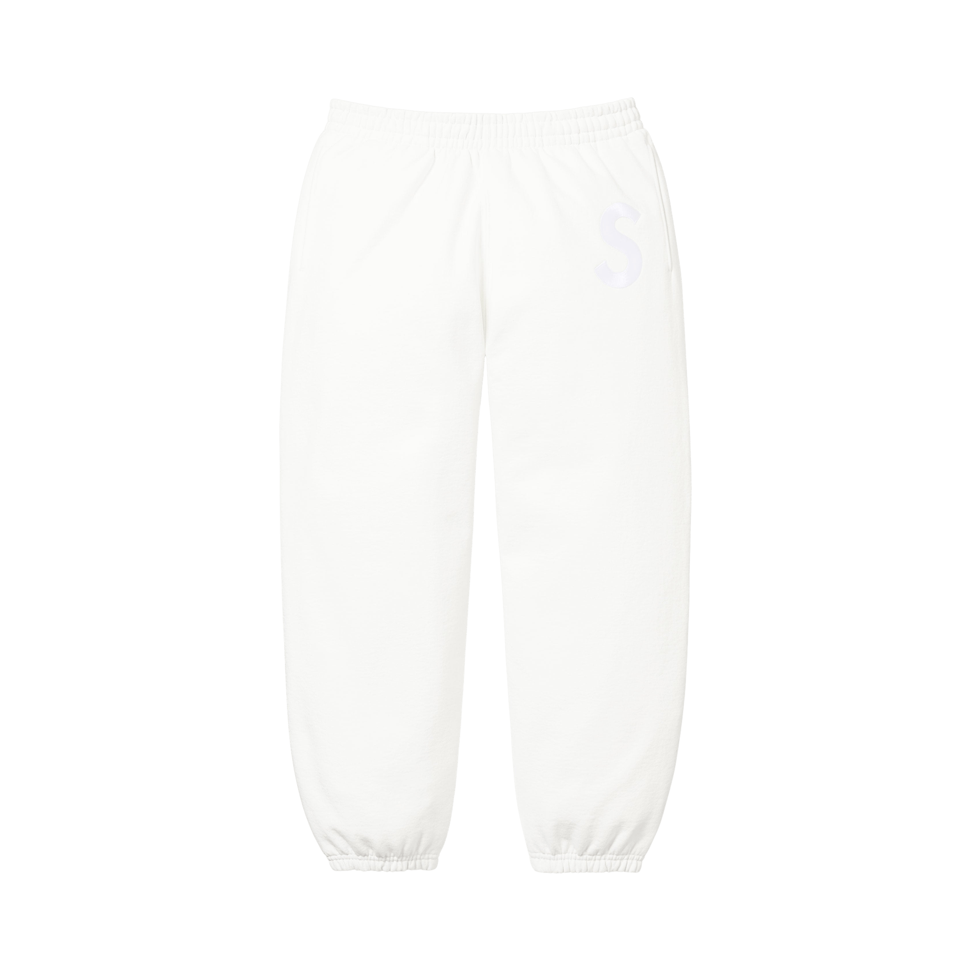 Supreme S Logo Sweatpant 'White'