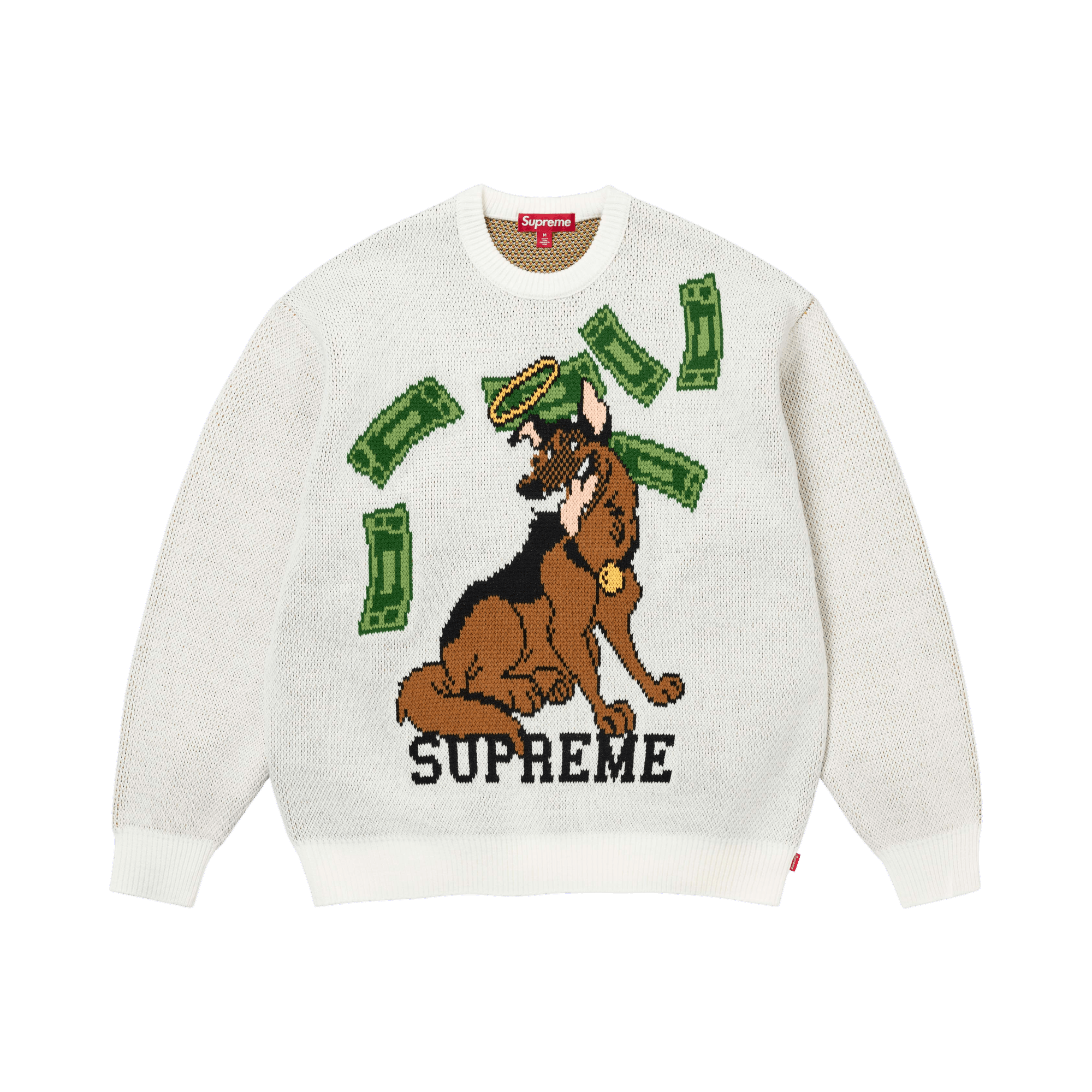 Supreme All Dogs Go To Heaven Sweater 'White'
