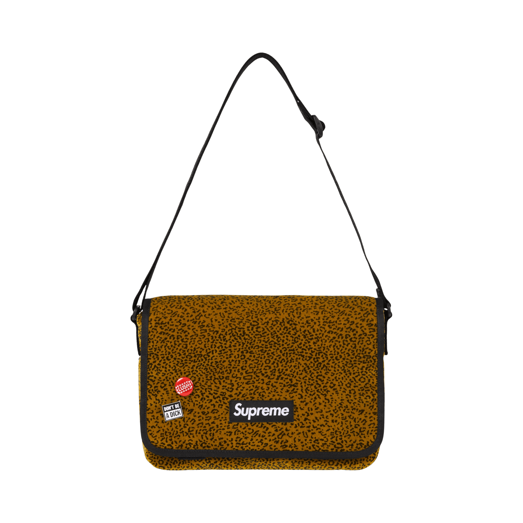 Supreme Velvet Small Messenger Bag 'Tan Leopard'