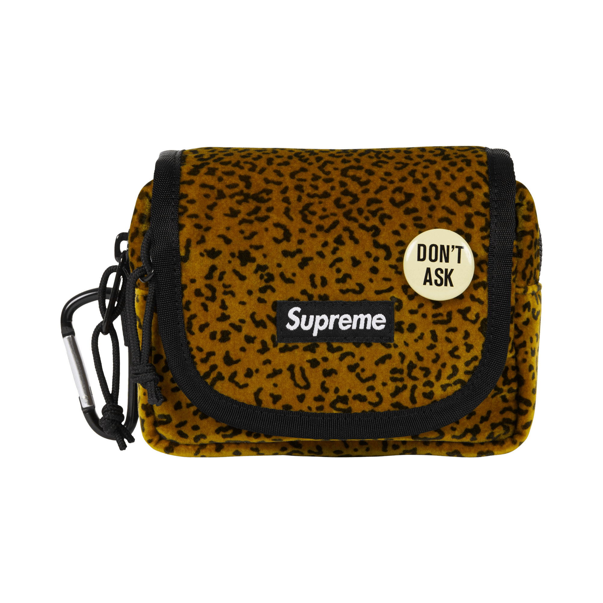 Supreme Velvet Mini Pouch 'Tan Leopard'