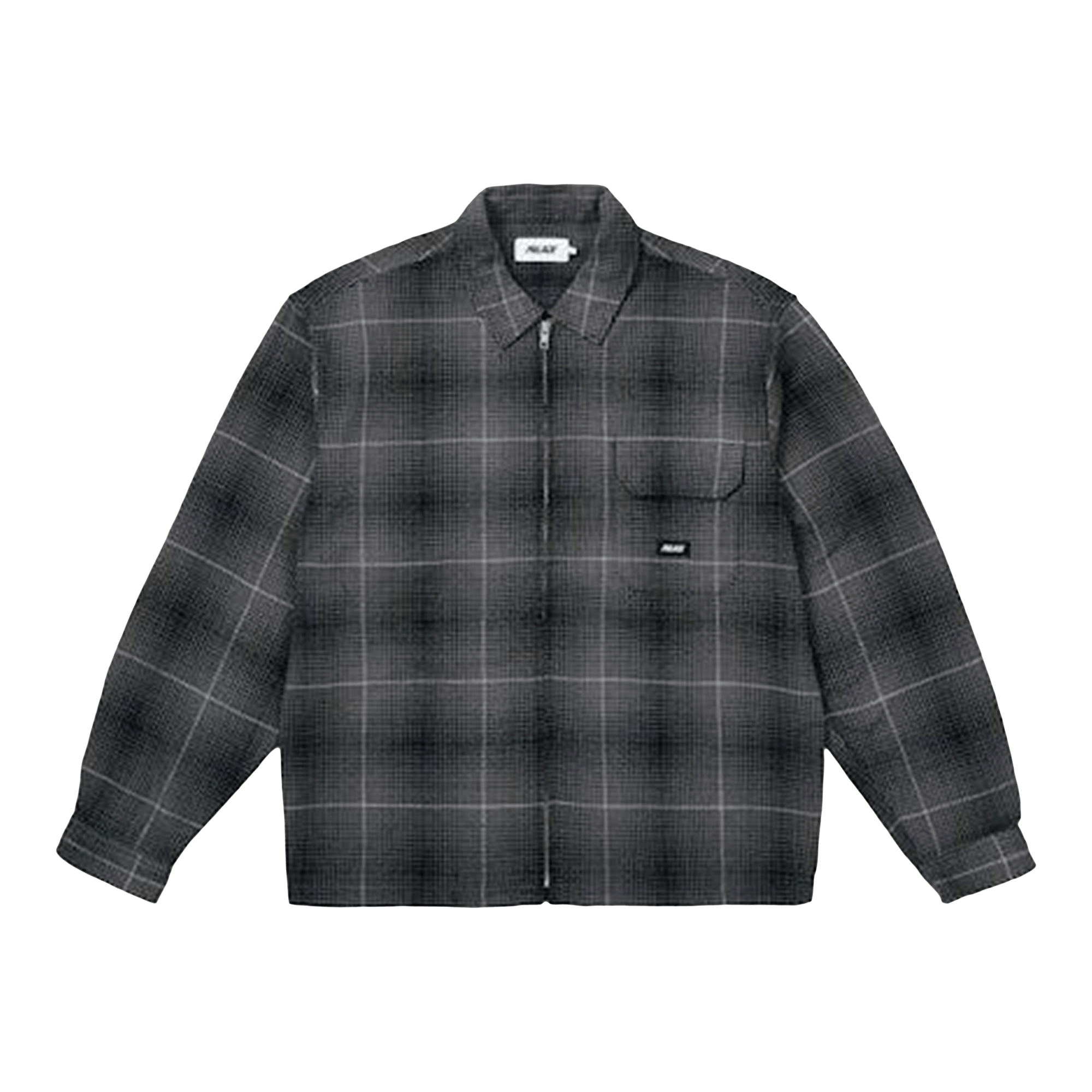 Palace Ghost Zip Shirt 'Black'