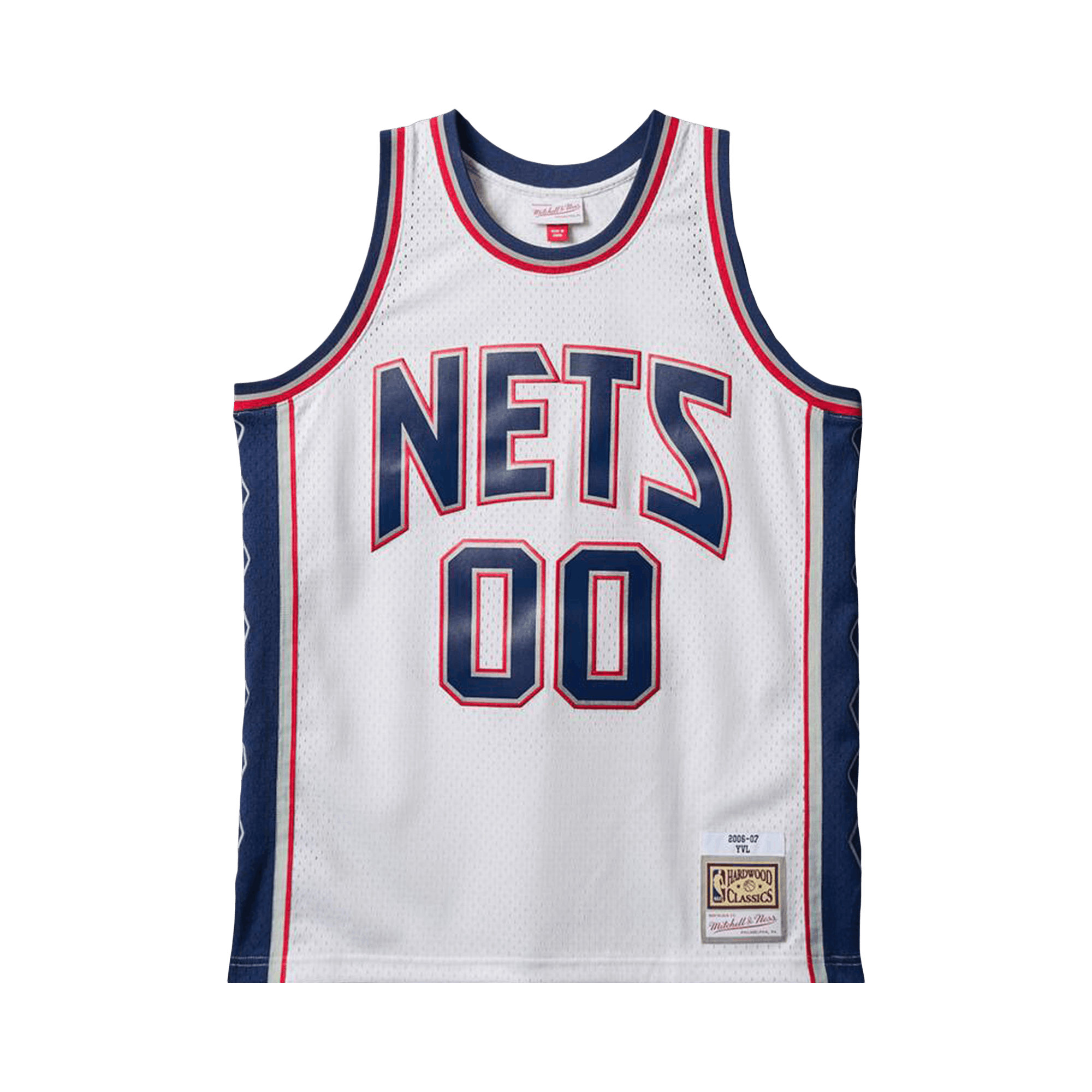 Mitchell & Ness x Playboi Carti x NBA New Jersey Nets 2006 Jersey 'White'
