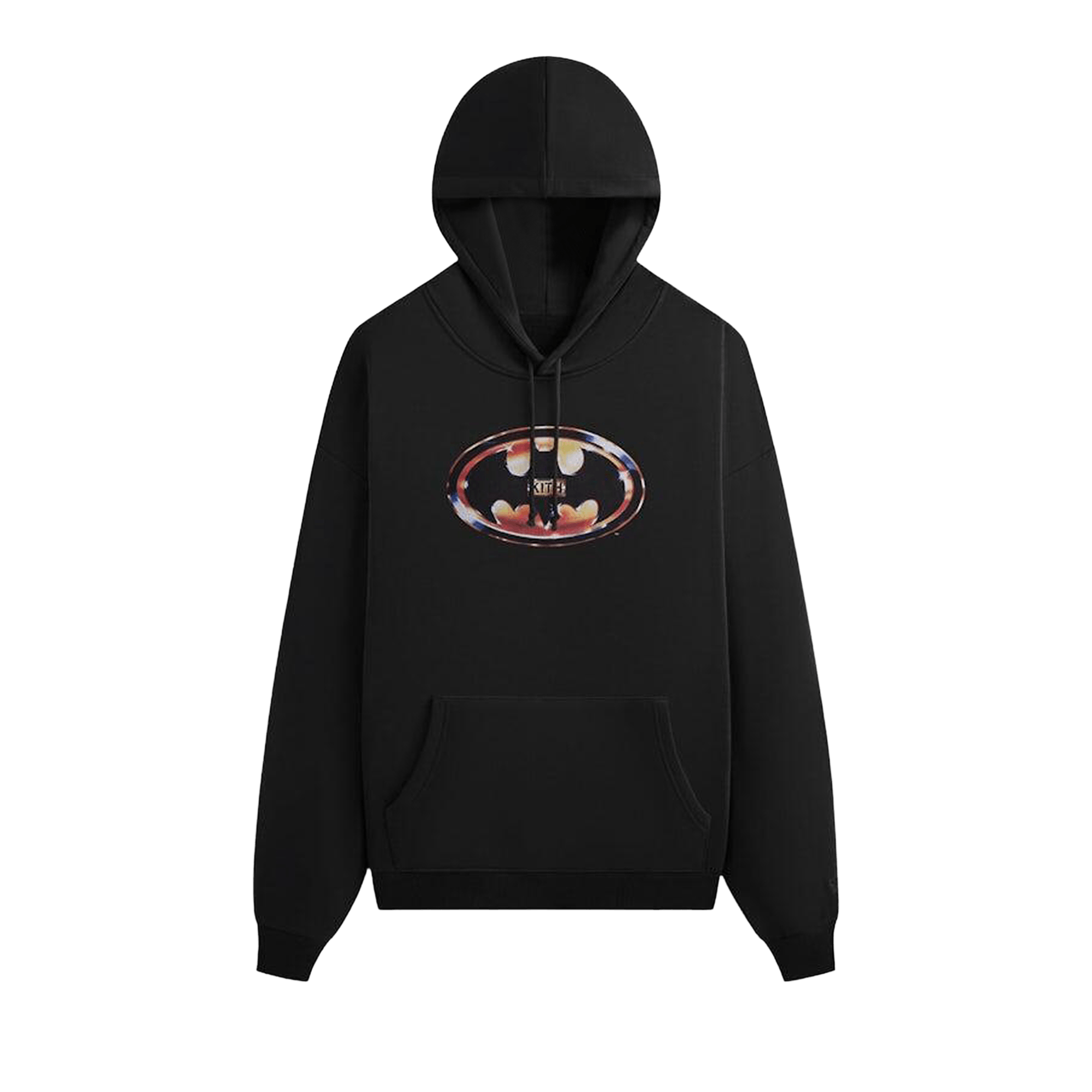 Kith x Batman Logo Vintage Nelson Hoodie 'Black'