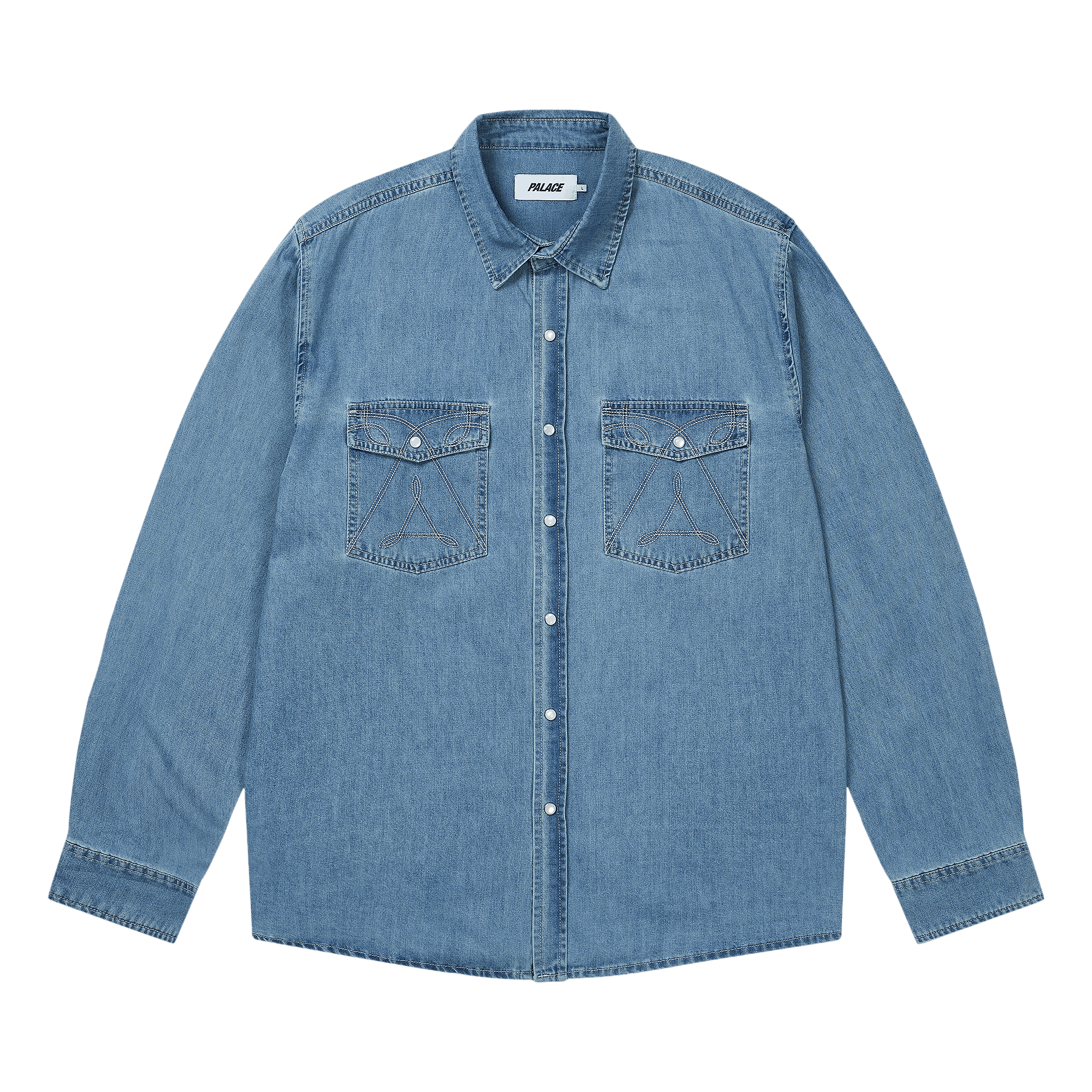 Palace Denim Western Over Shirt 'Stone Wash'