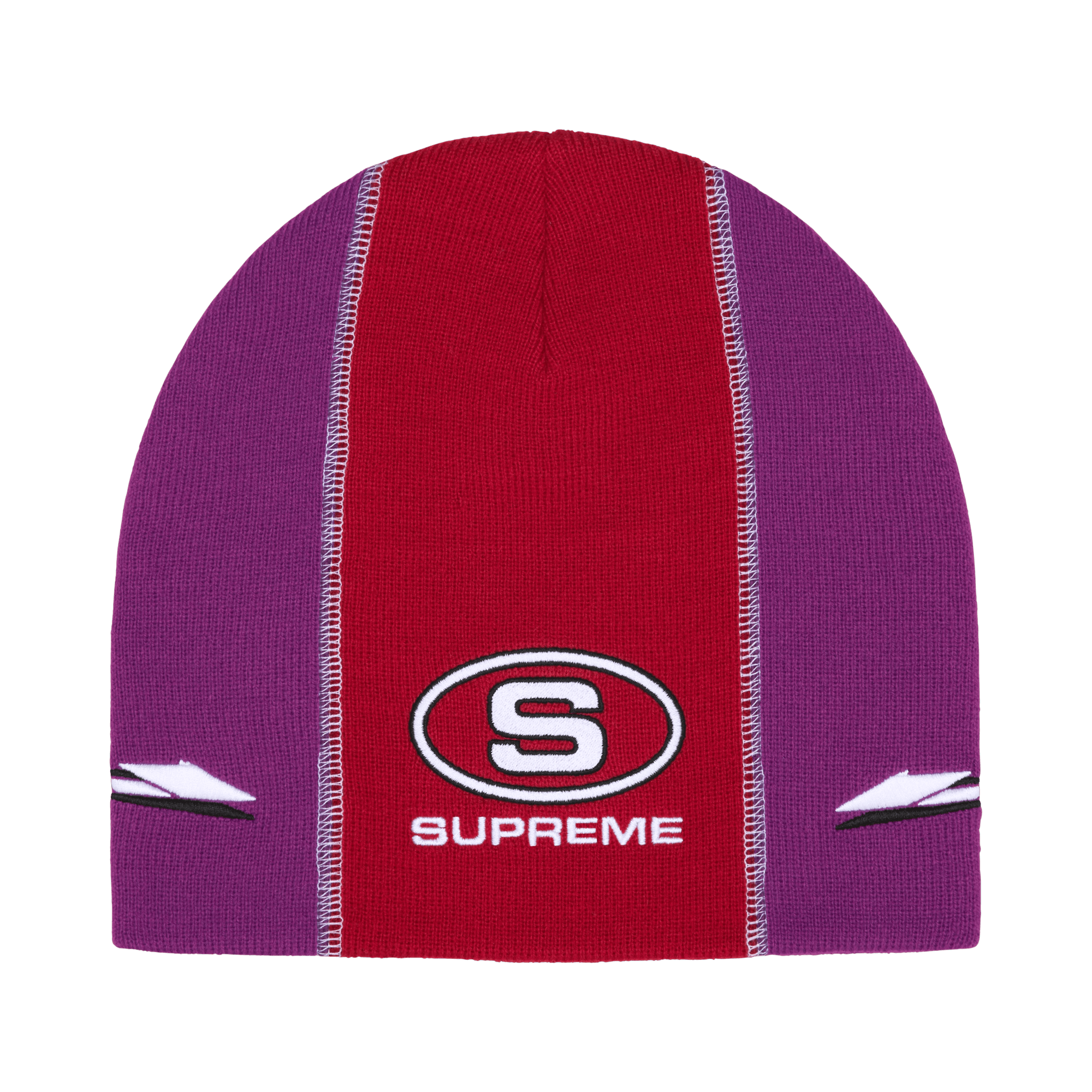 Supreme Racing Panel Beanie 'Red'