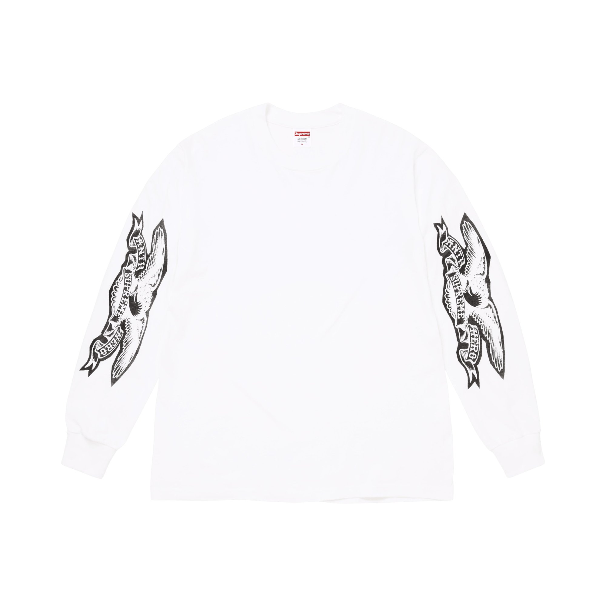 Supreme x Antihero Eagle Long-Sleeve Tee 'White'