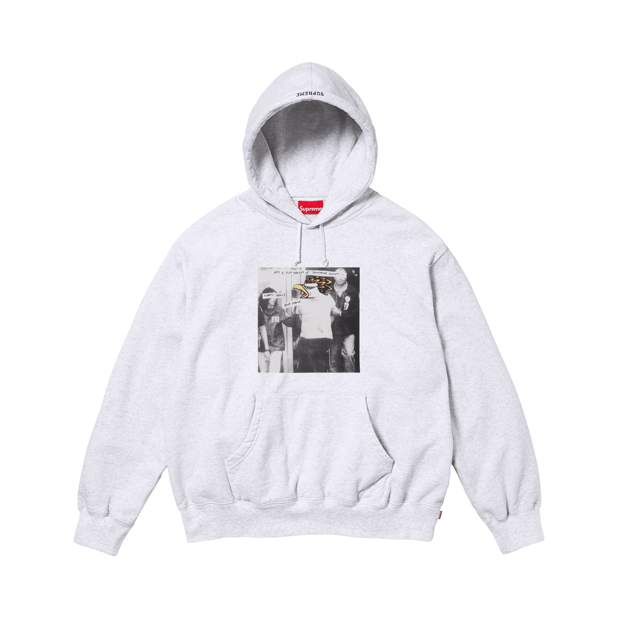 Supreme x Antihero Hooded Sweatshirt 'Ash Grey'
