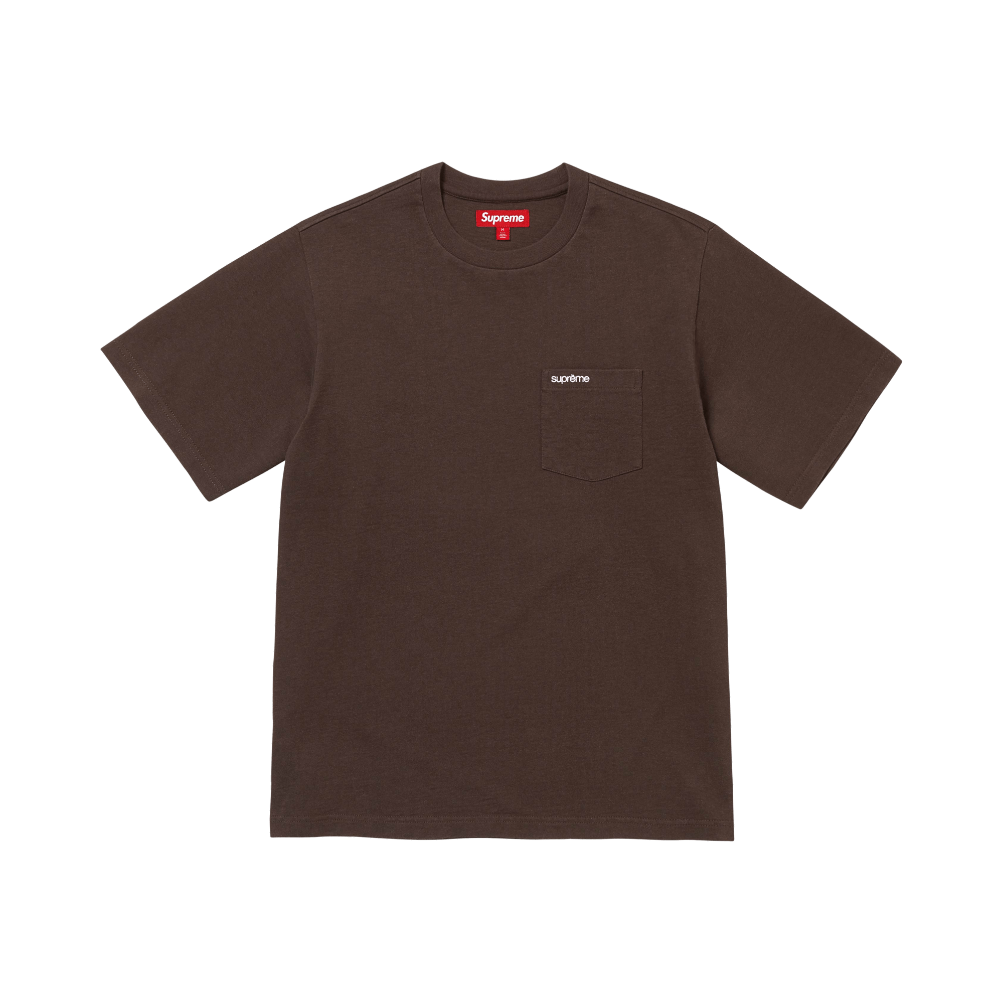 Supreme Short-Sleeve Pocket Tee 'Dark Brown'
