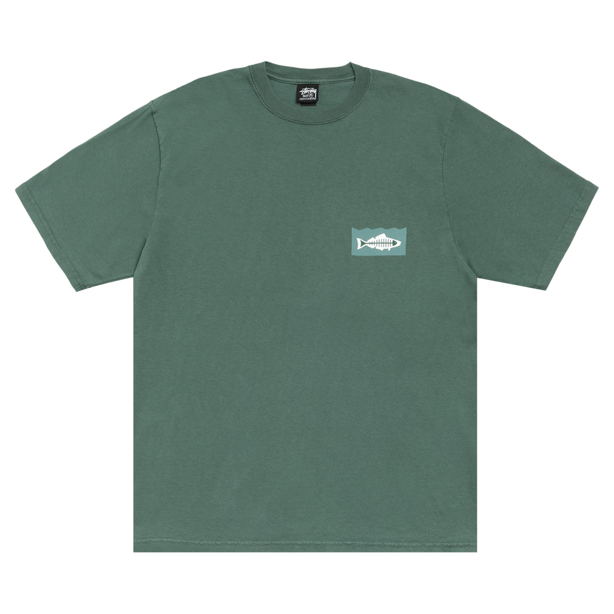 Stussy Heal The Bay 40 Tee Pigment Dyed 'Pine'