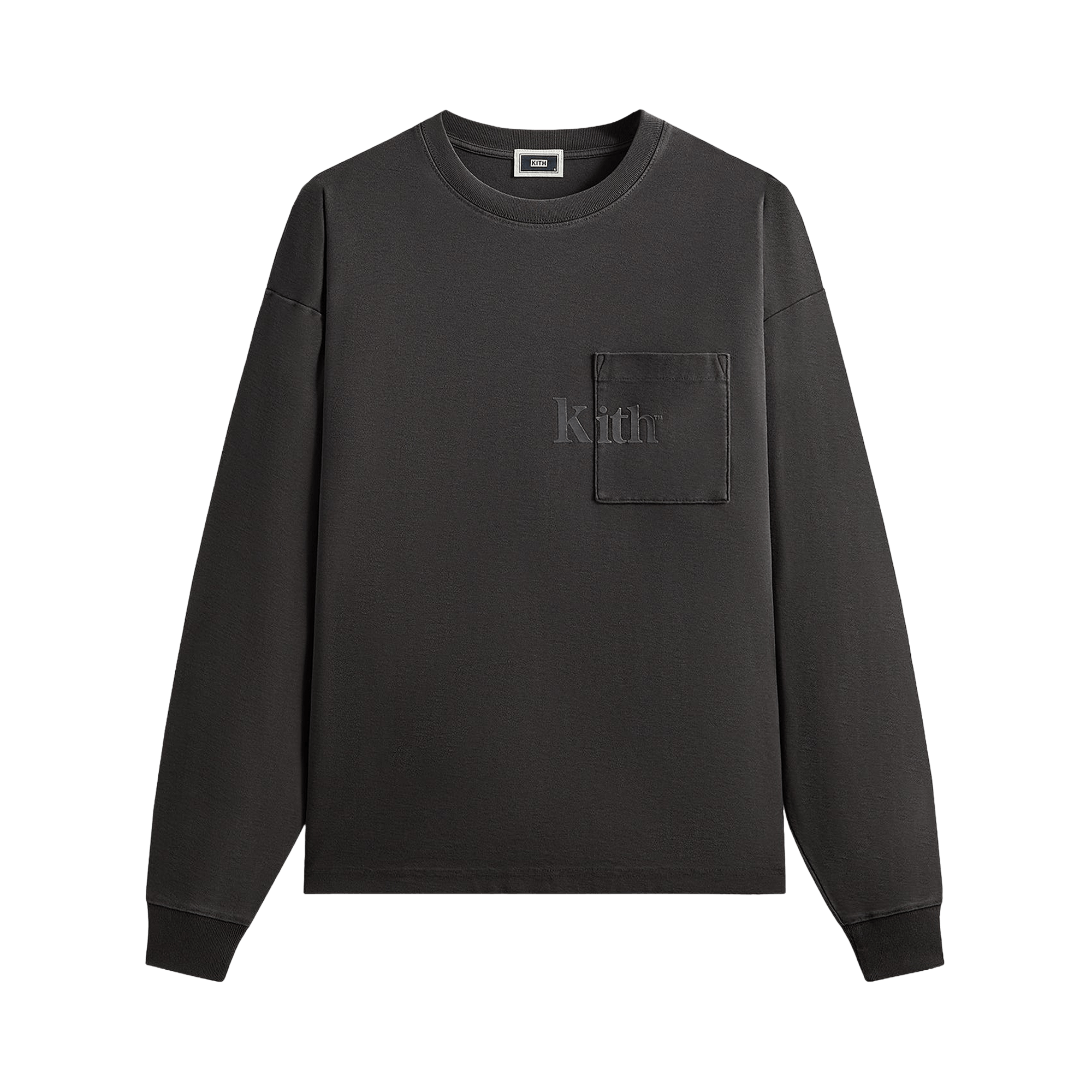 Kith Long Sleeve Quinn Tee 'Carbon'