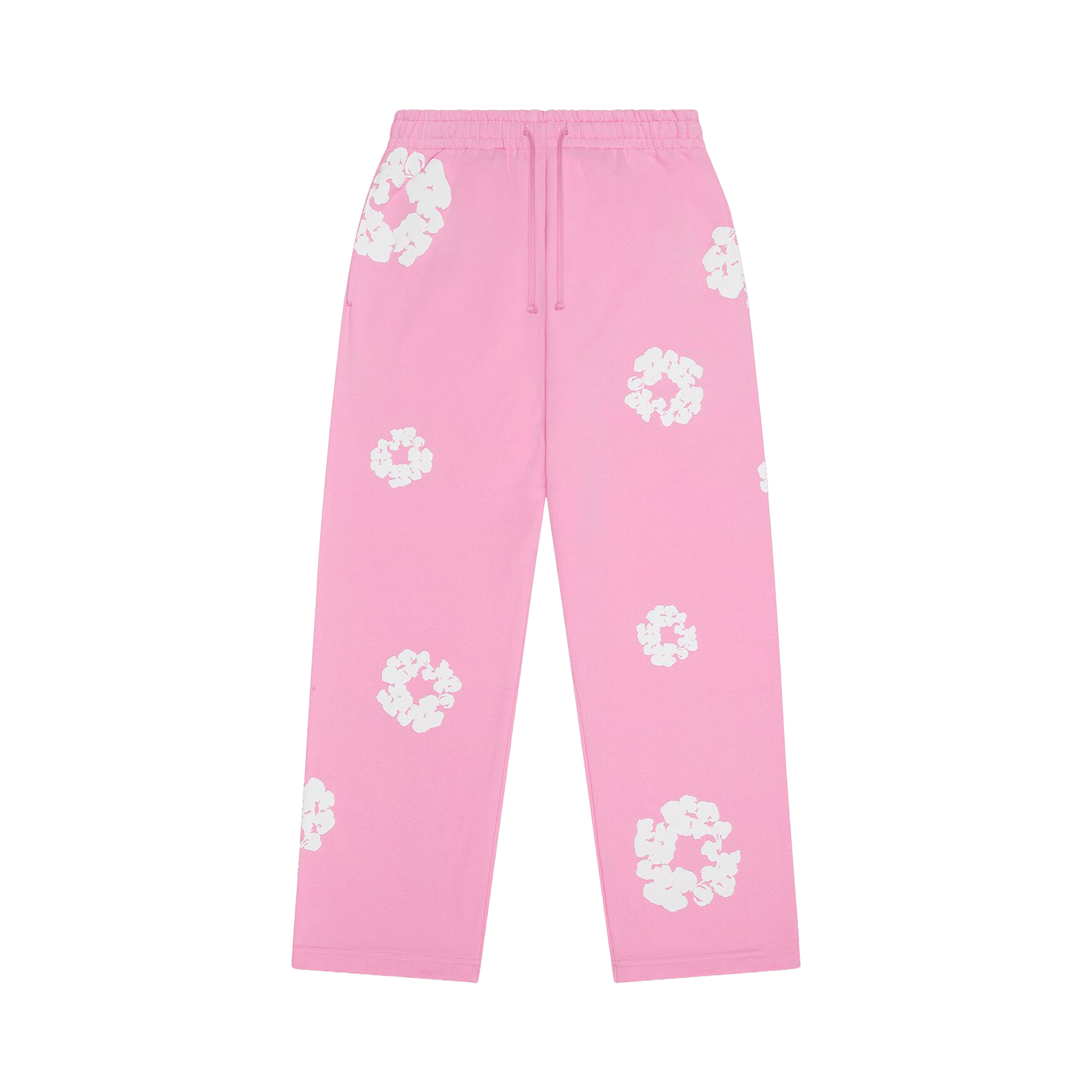 Denim Tears Cotton Wreath Baggy Sweatpants 'Pink'