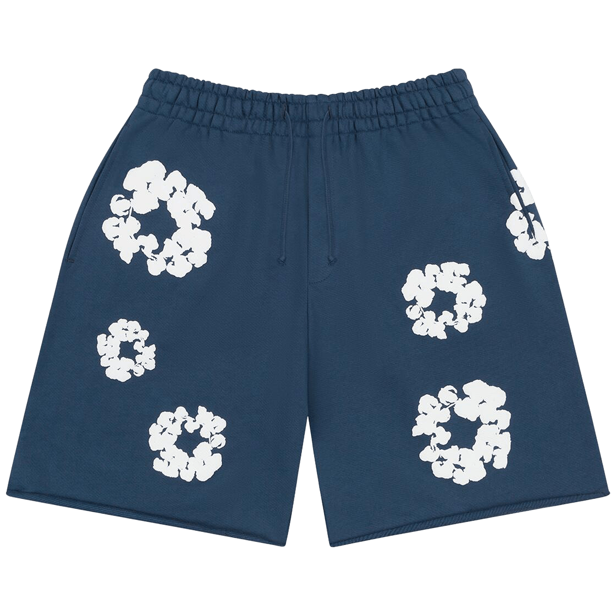 Denim Tears Cotton Wreath Sweatshorts 'Navy'