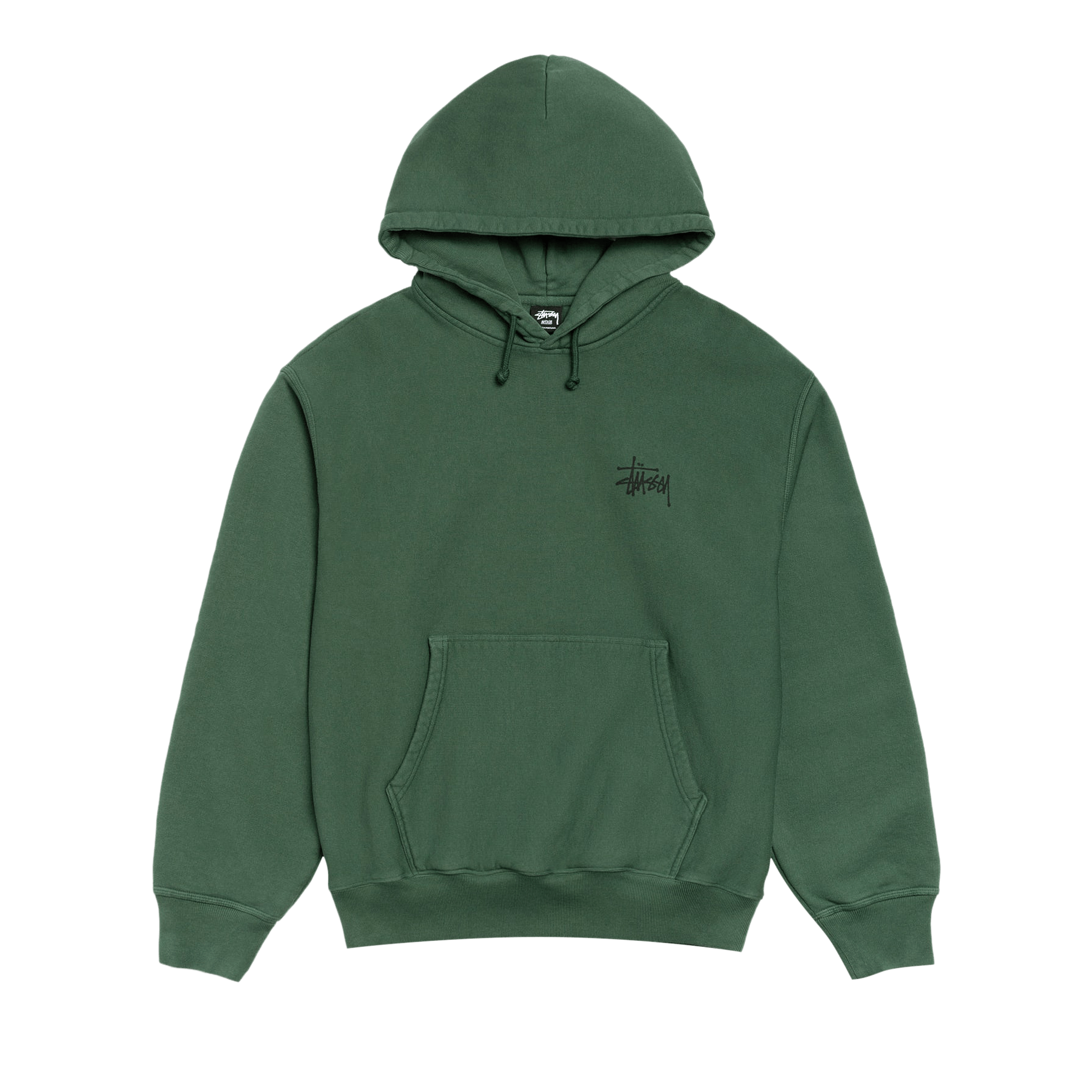 Stussy Basic StüSsy Hoodie Pigment Dyed 'Pine'
