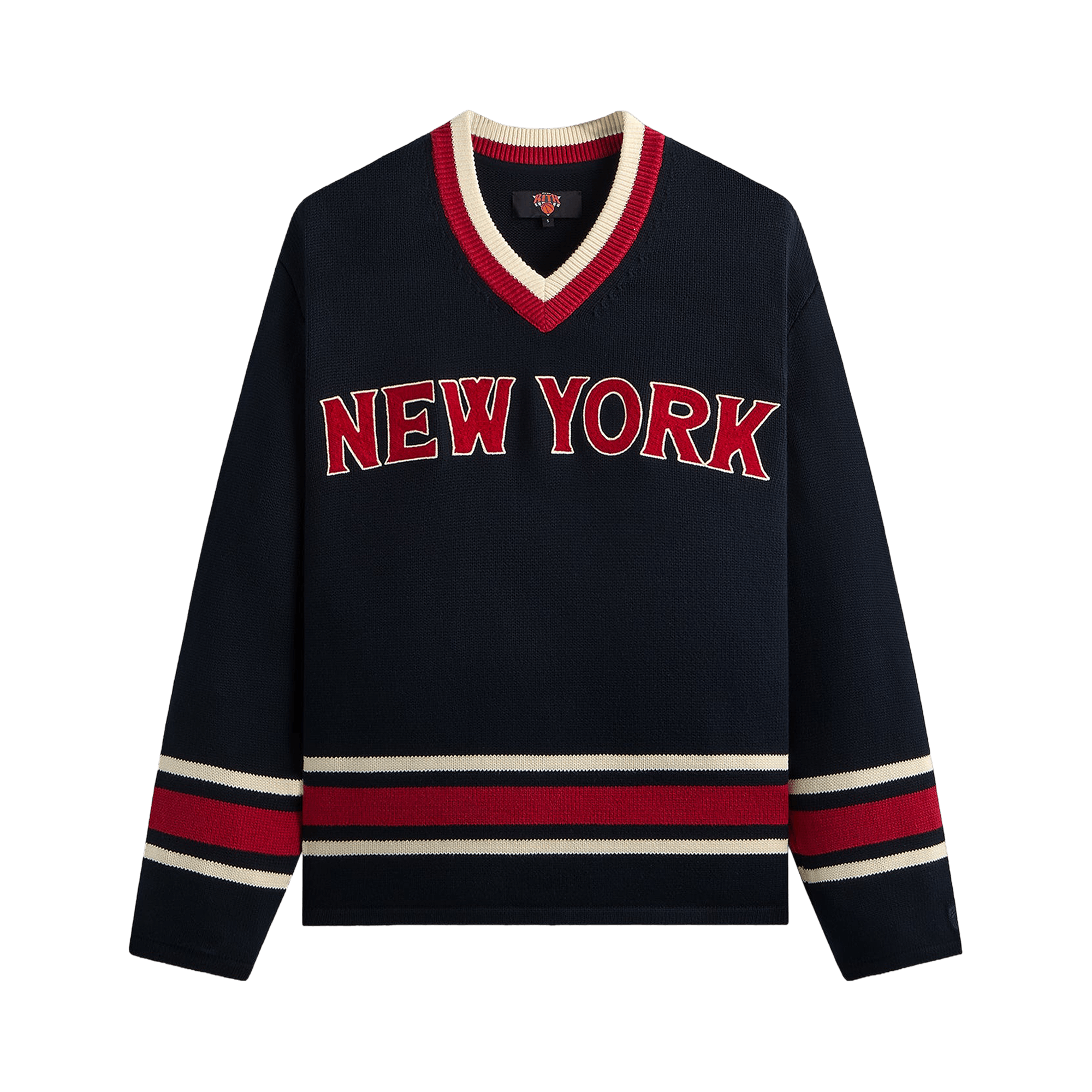 Kith For The New York Knicks Classic Beau Knit Sweater 'Nocturnal'