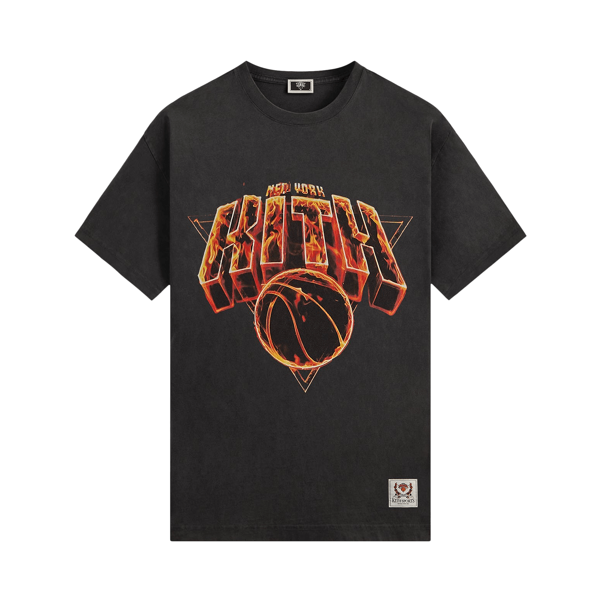 Kith For The New York Knicks Fire Vintage Jones Tee 'Black'