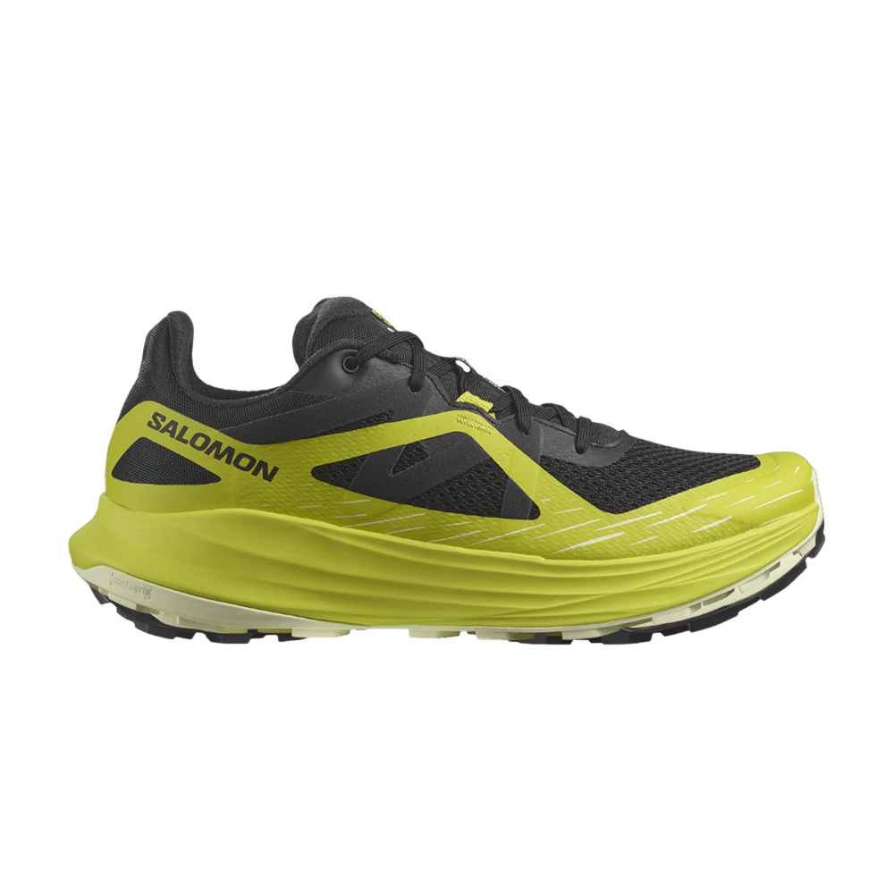Salomon Ultra Flow 'Black Sulphur Spring Yellow'