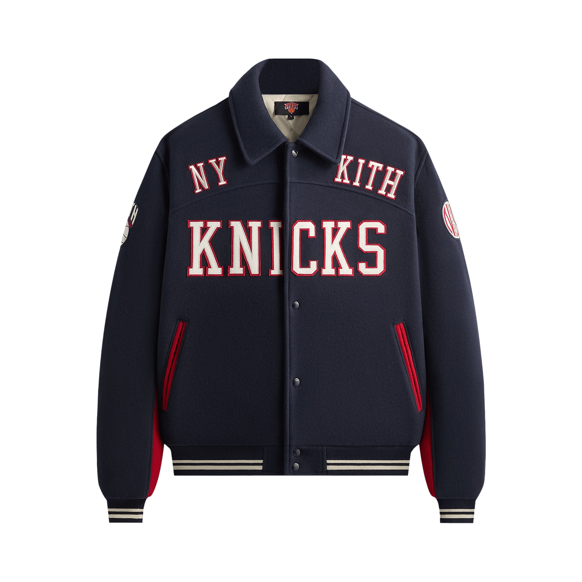 Kith For The New York Knicks Madison Square Garden Wool Varsity Jacket 'Nocturnal'