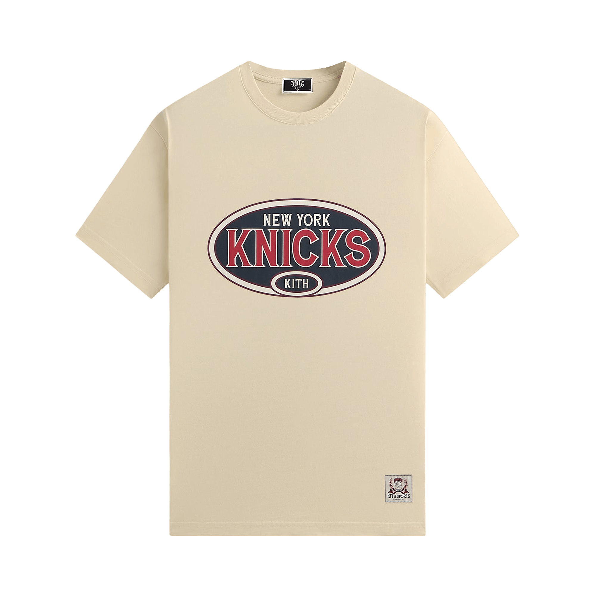 Kith For The New York Knicks Ny Vintage Jones Tee 'Sandrift'