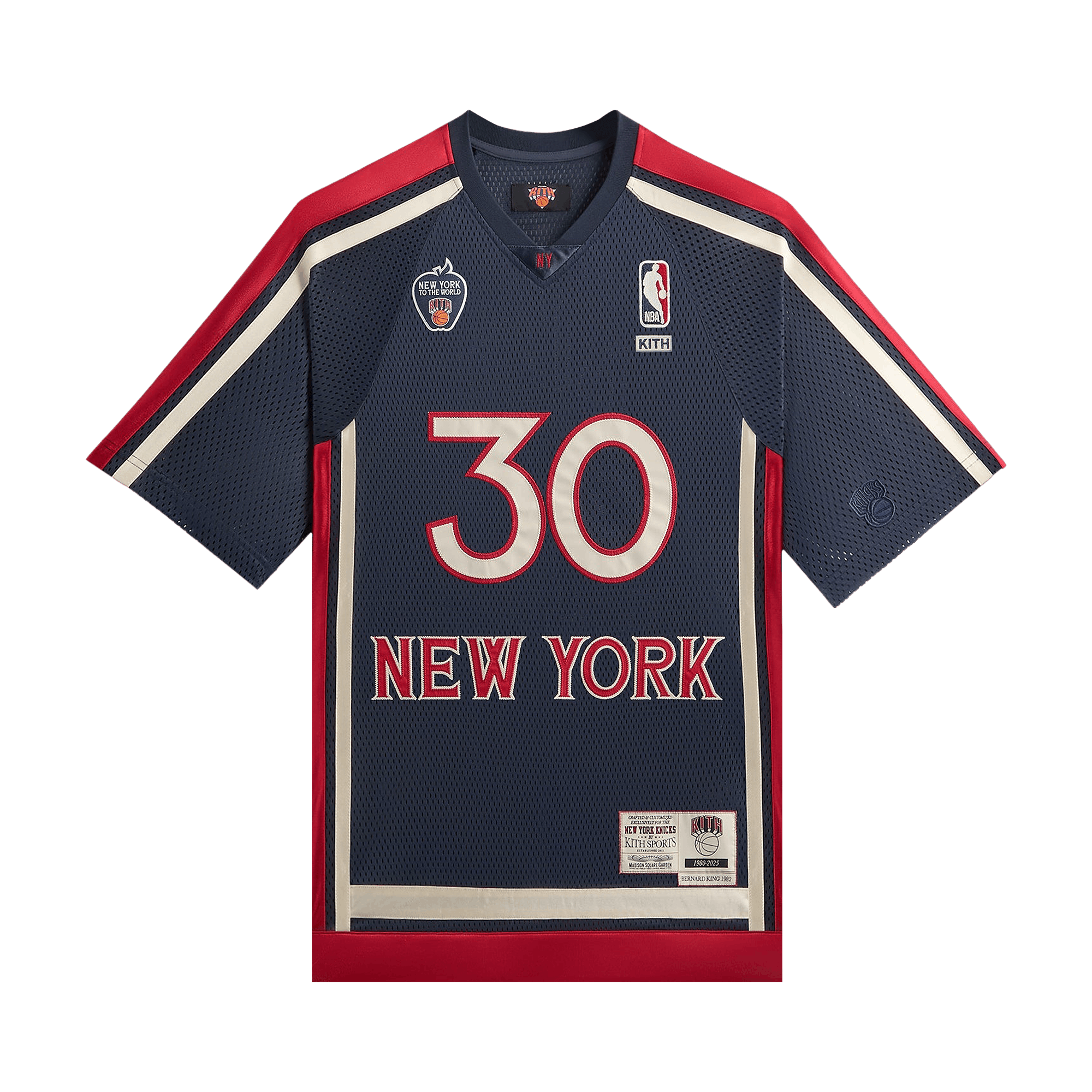 Kith For The New York Knicks Bernard King Mesh Shirt 'Nocturnal'
