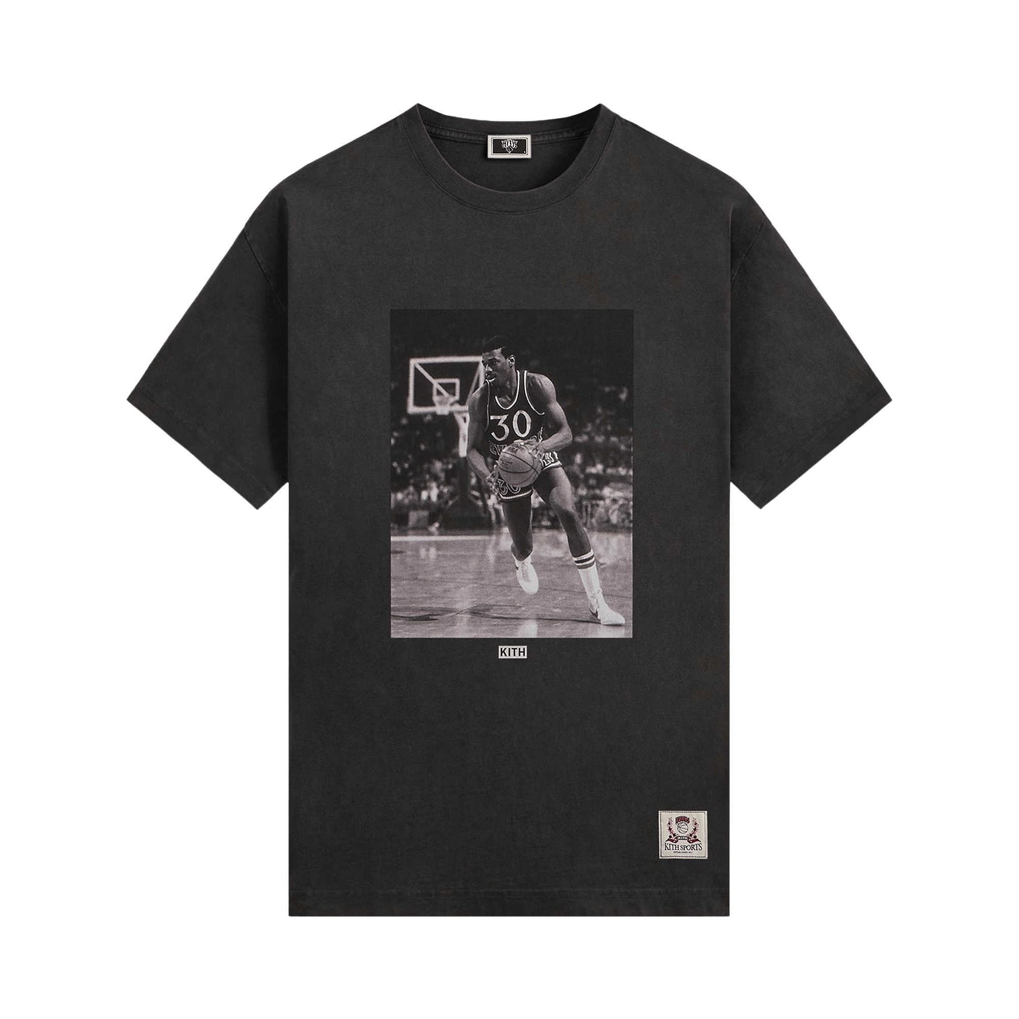 Kith For The New York Knicks Bernard King Vintage Jones Tee 'Black'
