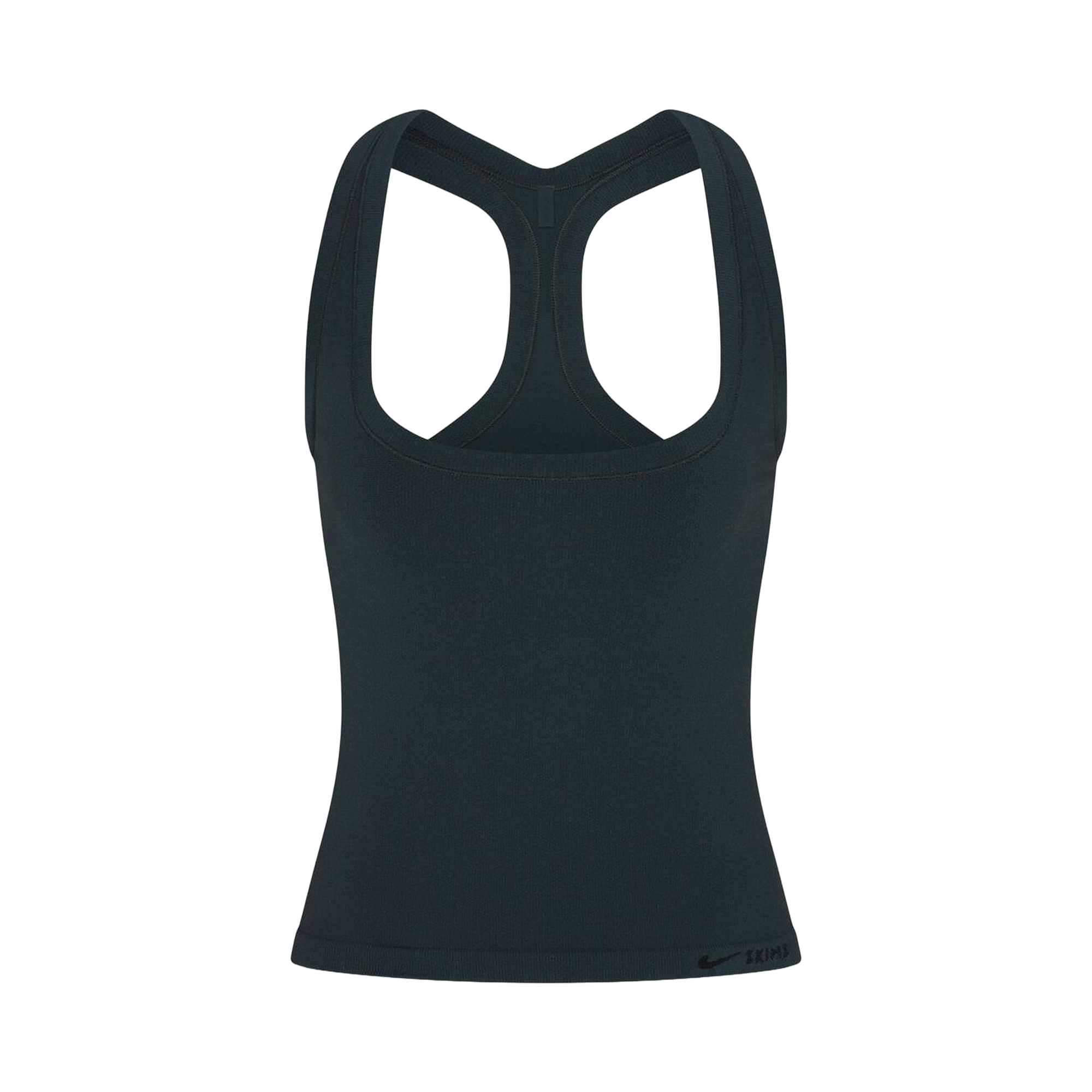 NikeSKIMS Vintage Seamless Racerback Tank Top 'Dark Teal/Dark Teal'