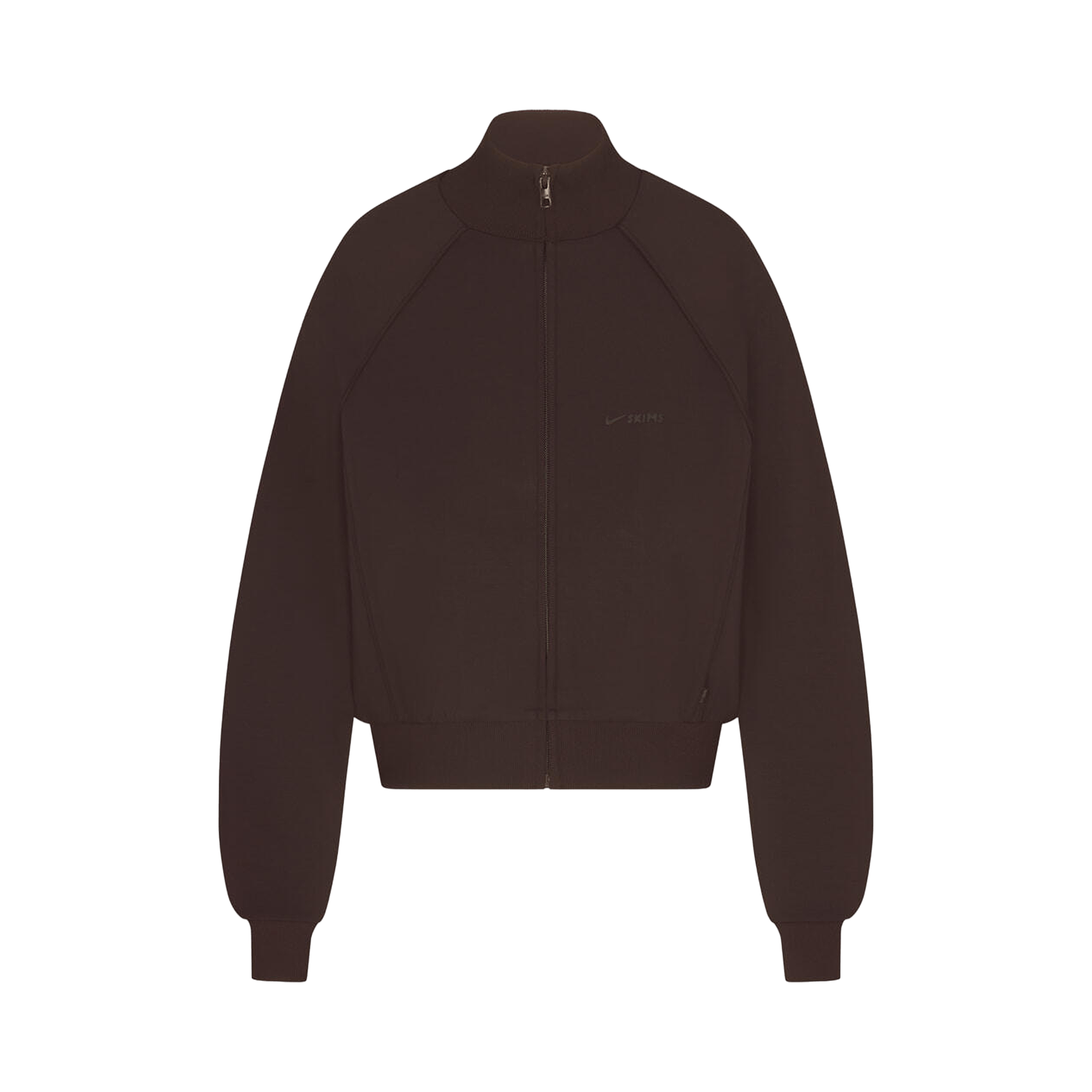 NikeSKIMS Matte Tricot Track Jacket 'Dark Roast'