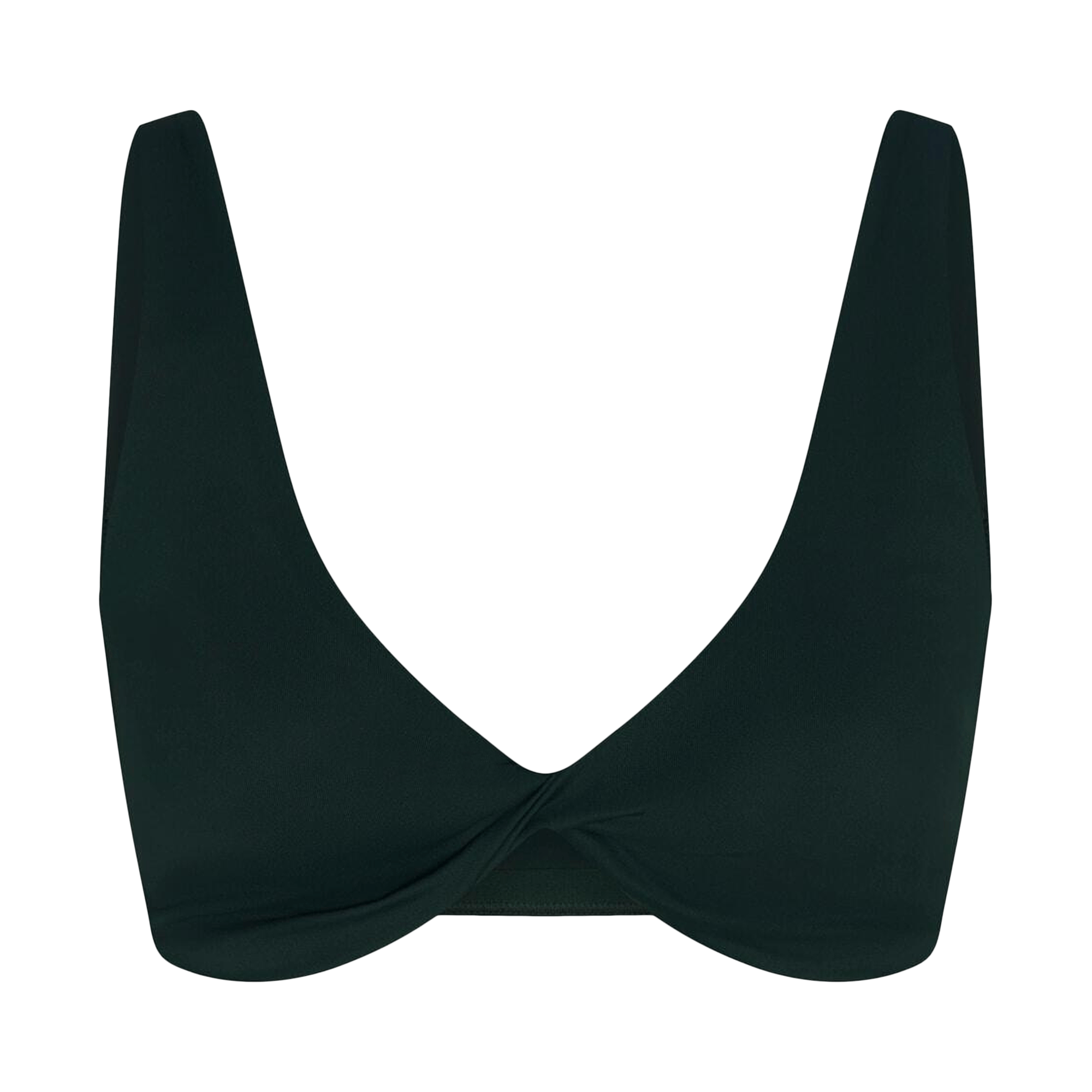 NikeSKIMS Matte Twist-Front Bra 'Dark Teal/Dark Teal'