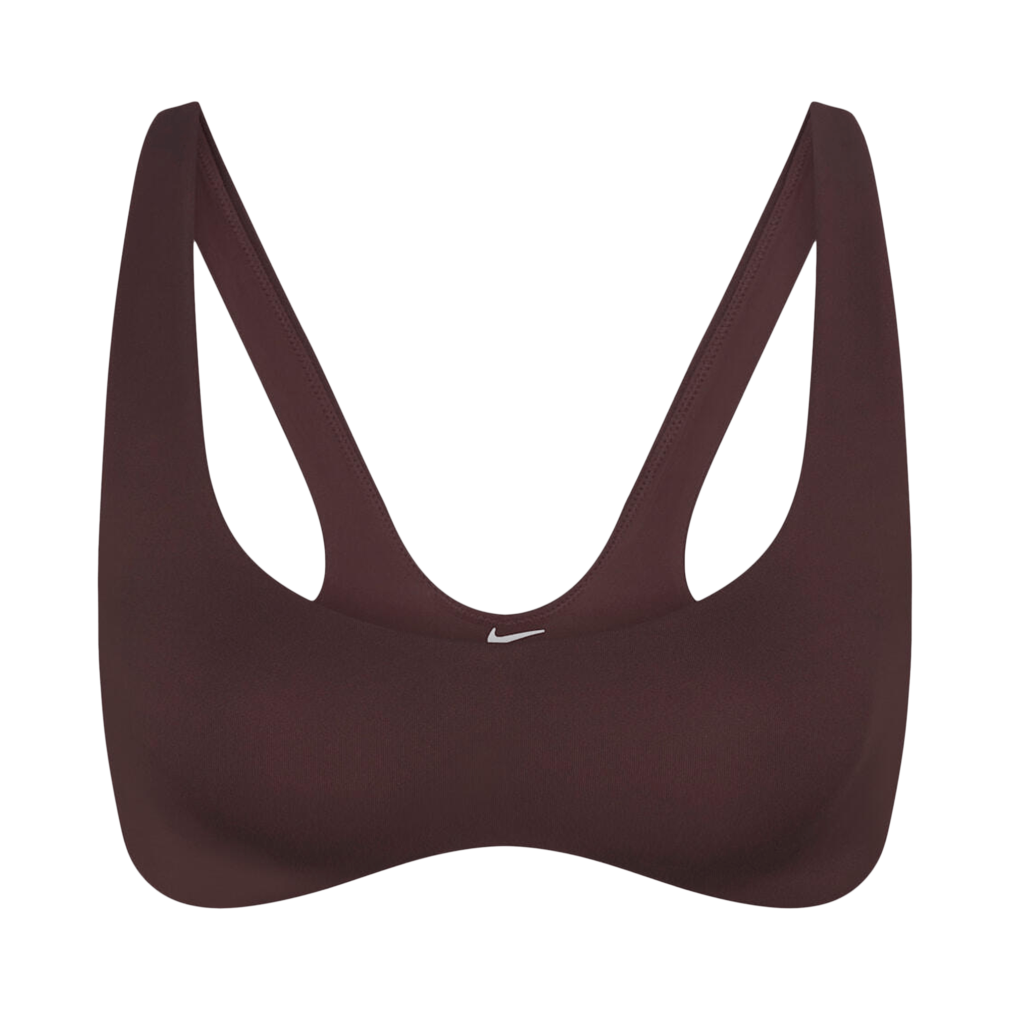 NikeSKIMS Matte Shaping Scoop Bra 'Dark Sepia/Dark Sepia/Dark Sepia'
