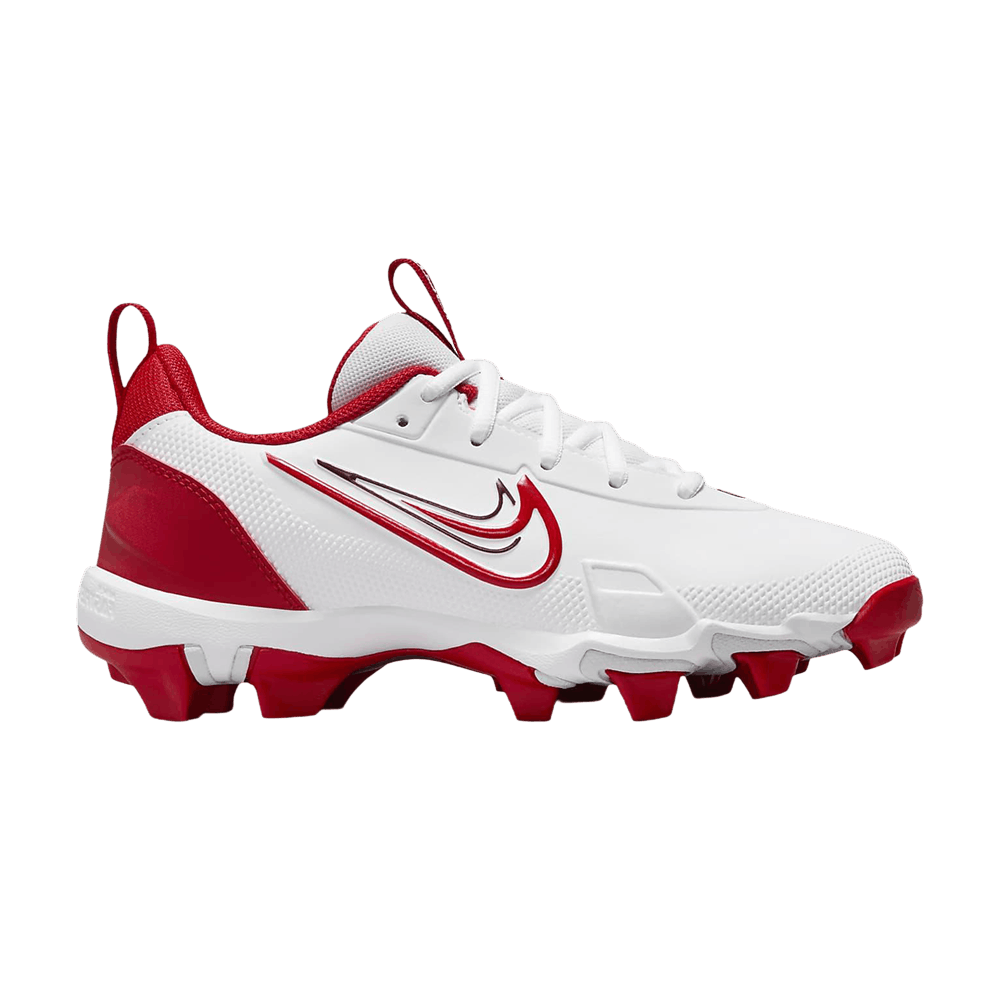 Nike Force Trout 9 Keystone GS 'White/Pure Platinum/Team Red/University Red'