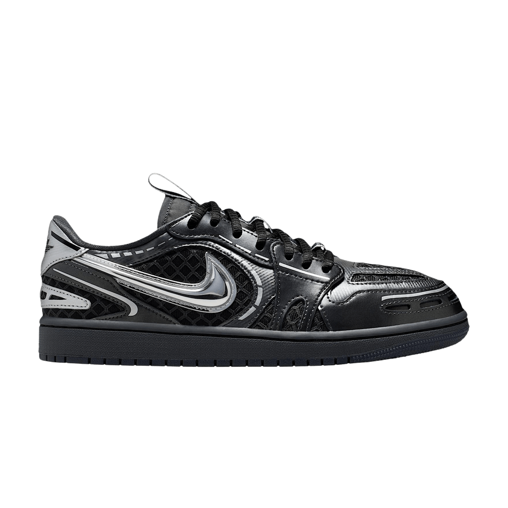 Air Jordan 1 Low Method of Make 'Black/White/Anthracite/Metallic Silver'