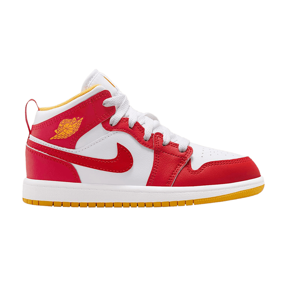Air Jordan 1 Mid PS 'Speed Red/Gold/White'